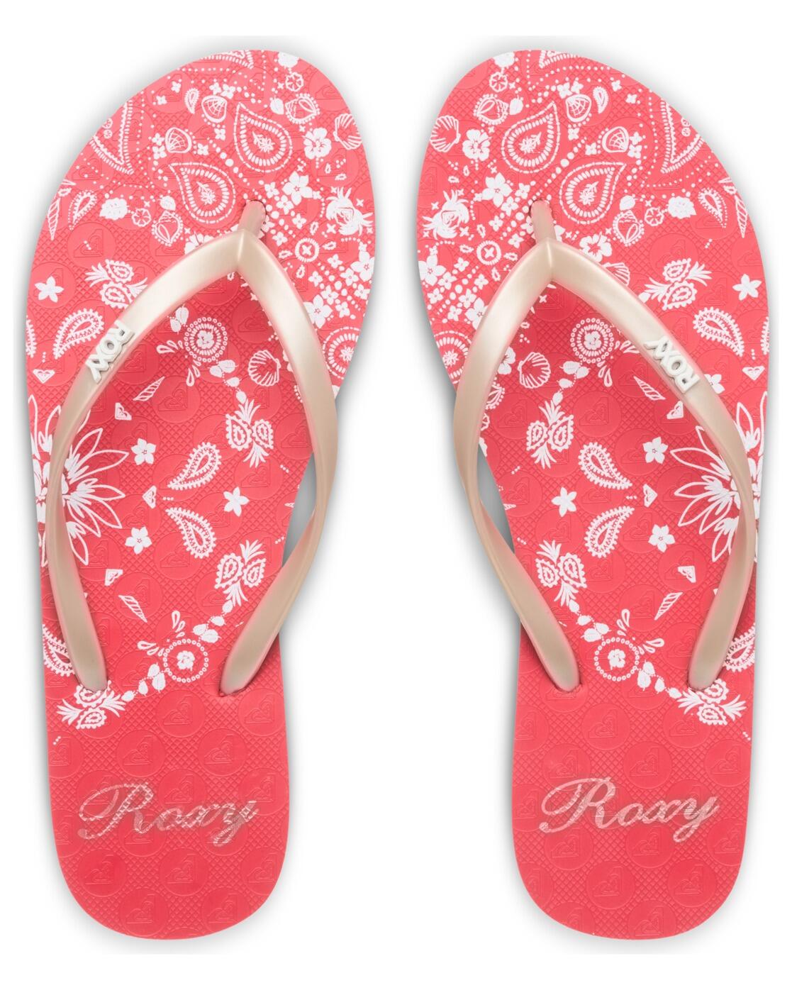 Tongs NEW VIVA PRINTED Rouge Femme 4/4