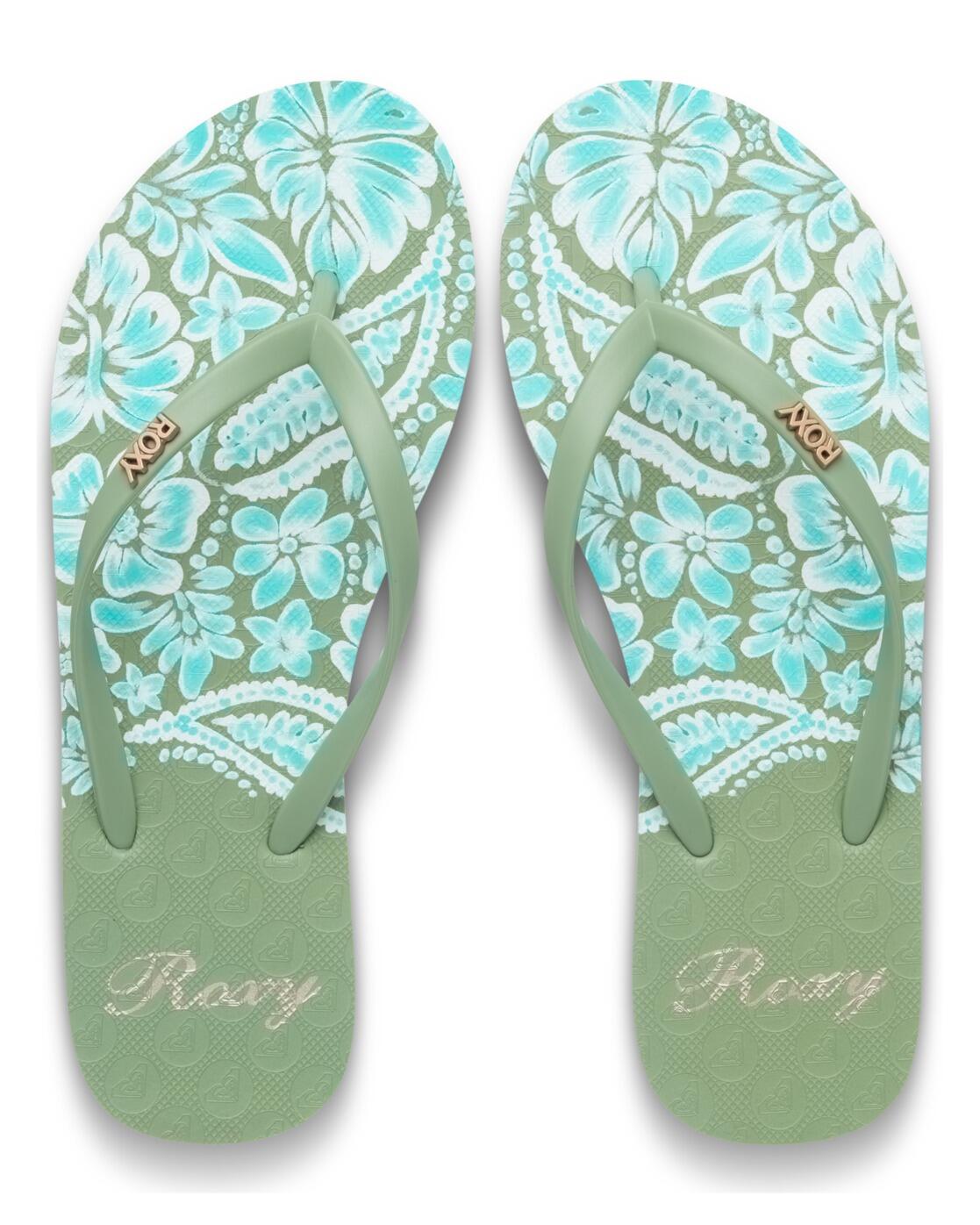 Tongs NEW VIVA PRINTED Vert Femme 4/4