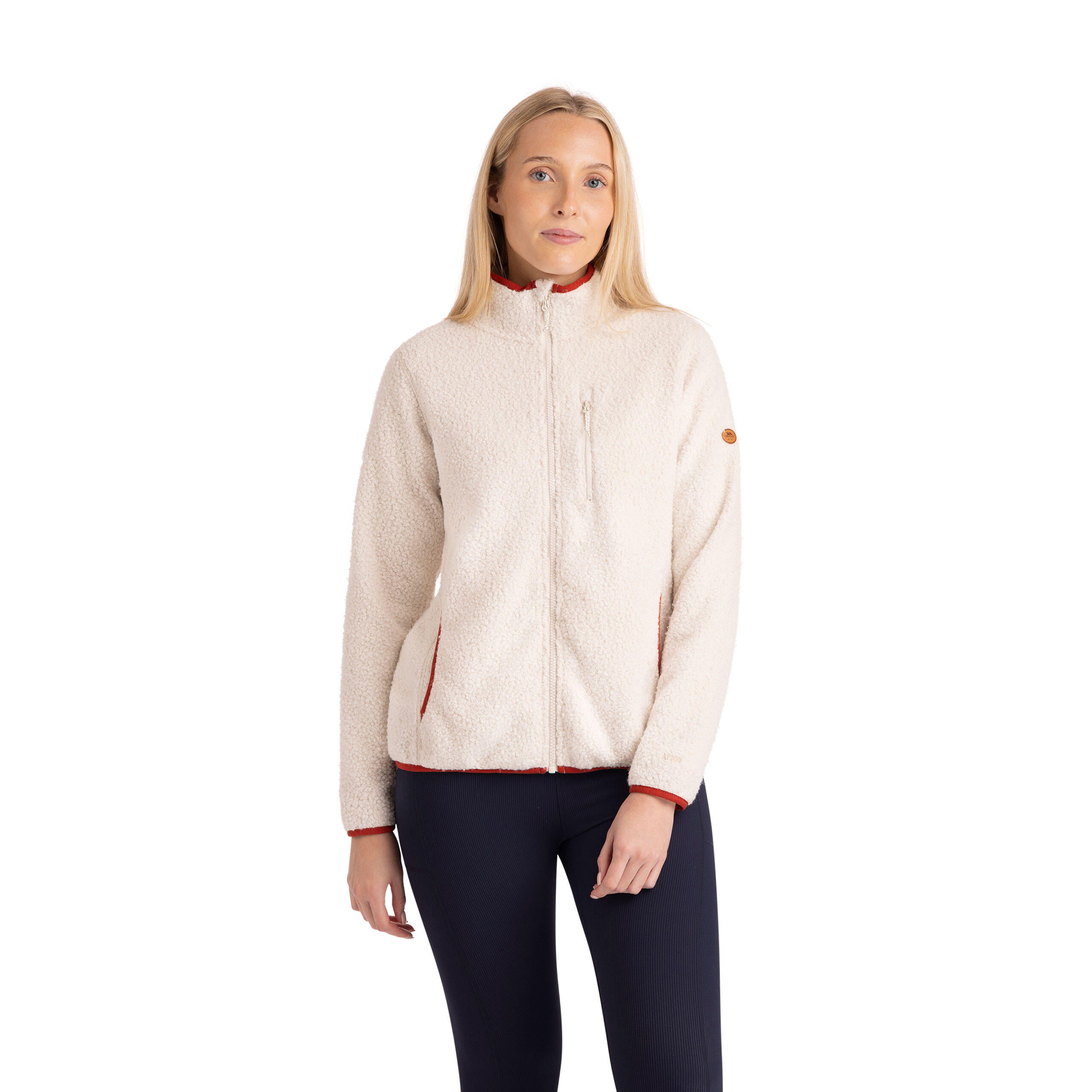 Trespass Tourley - Female Fleece Jacket Soft Stone 2/5