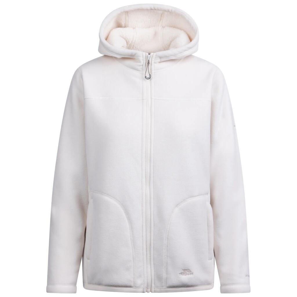 Womens Grown On Hood Full Front Zip Bonded Fleece - Backstay