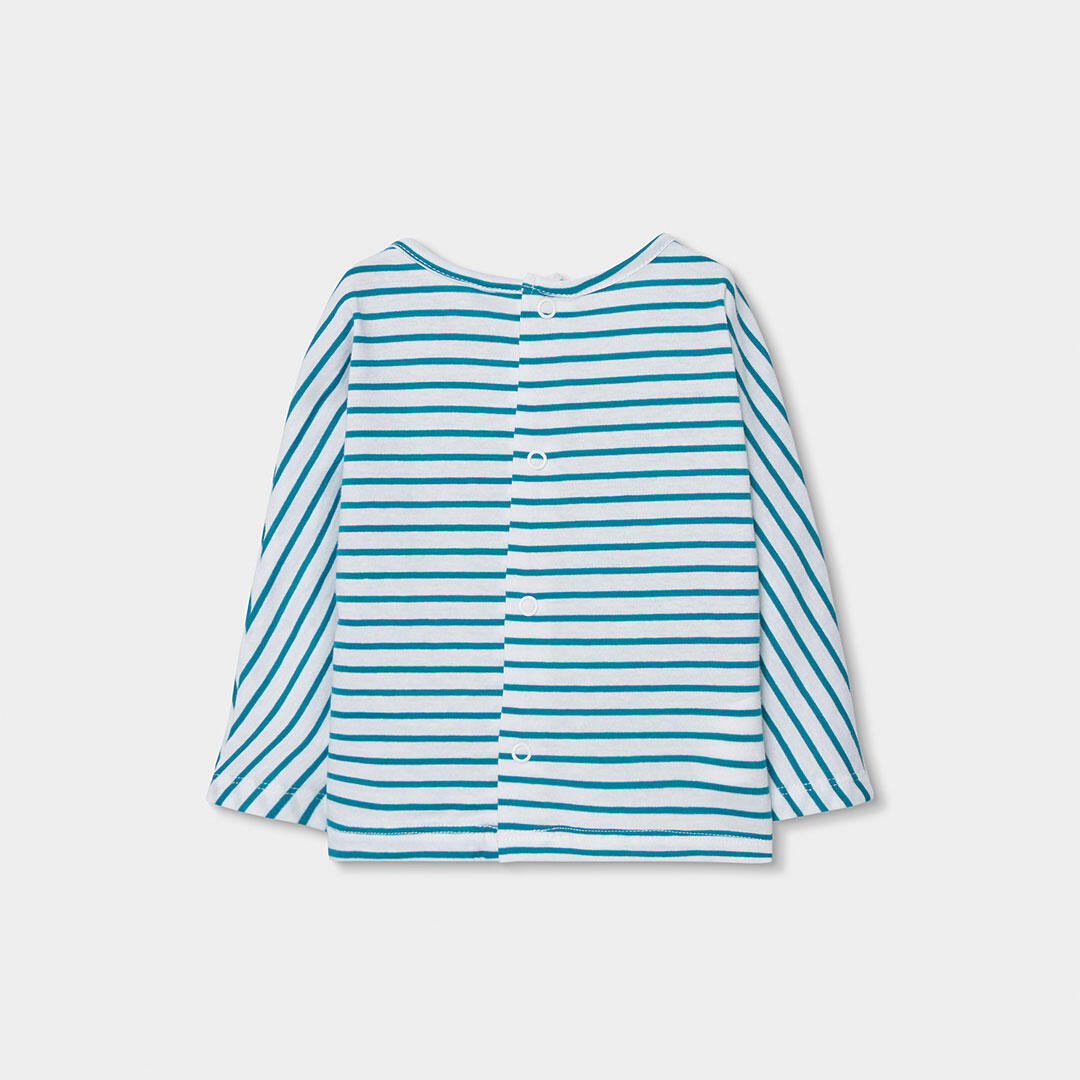 Camisetas de verano de gimnasia bebé unisex boboli multicolor 2/4