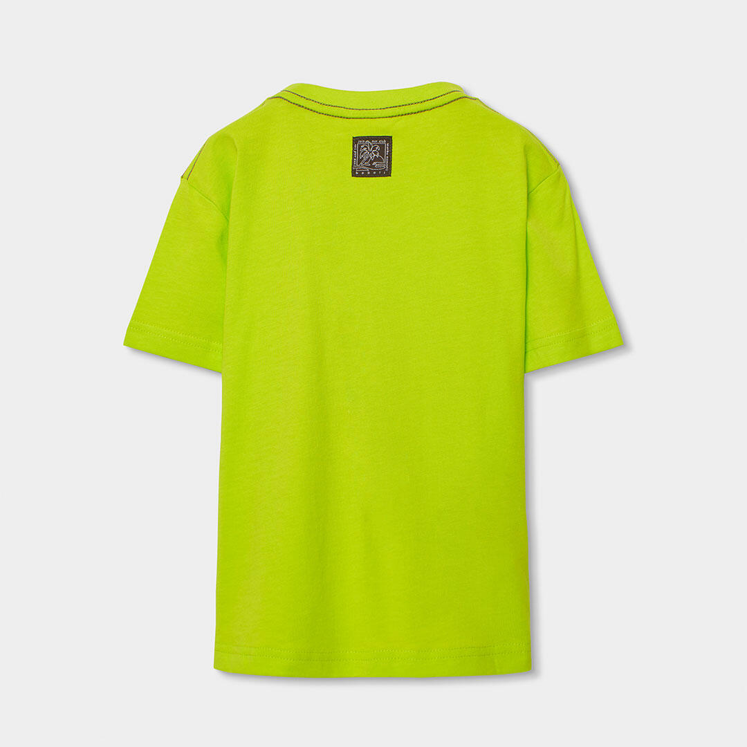 Camisetas de verano de gimnasía kids niño boboli verde 2/4