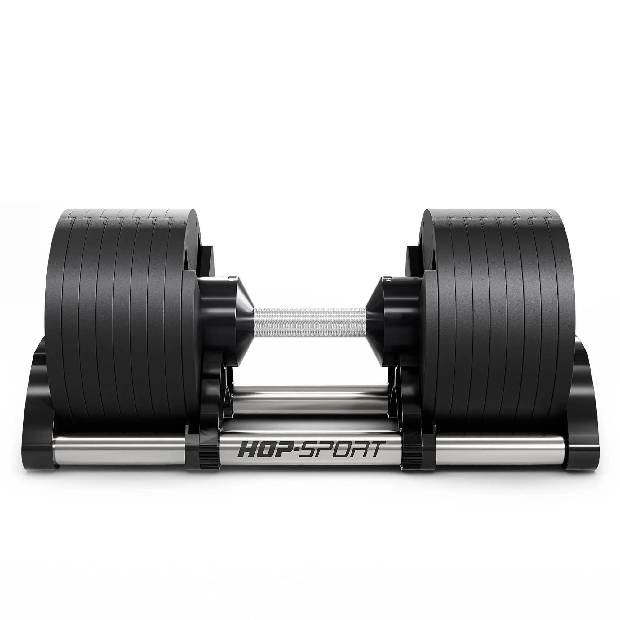 40 kg öntöttvas súlyzó Hop-Sport HS-TG3040D állítható 4/7
