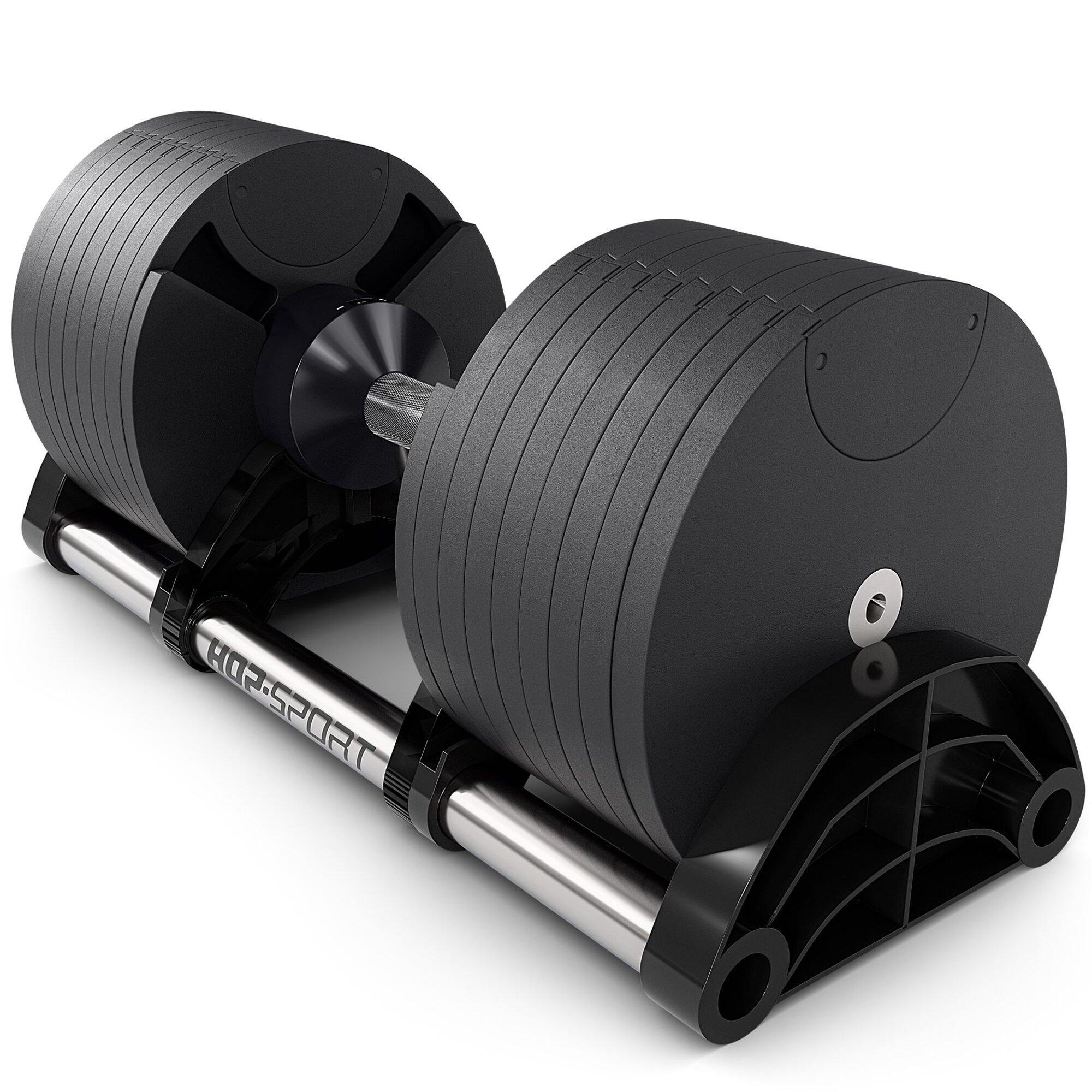 HOP-SPORT Nastavitelná litinová činka 1x40kg Hop-Sport