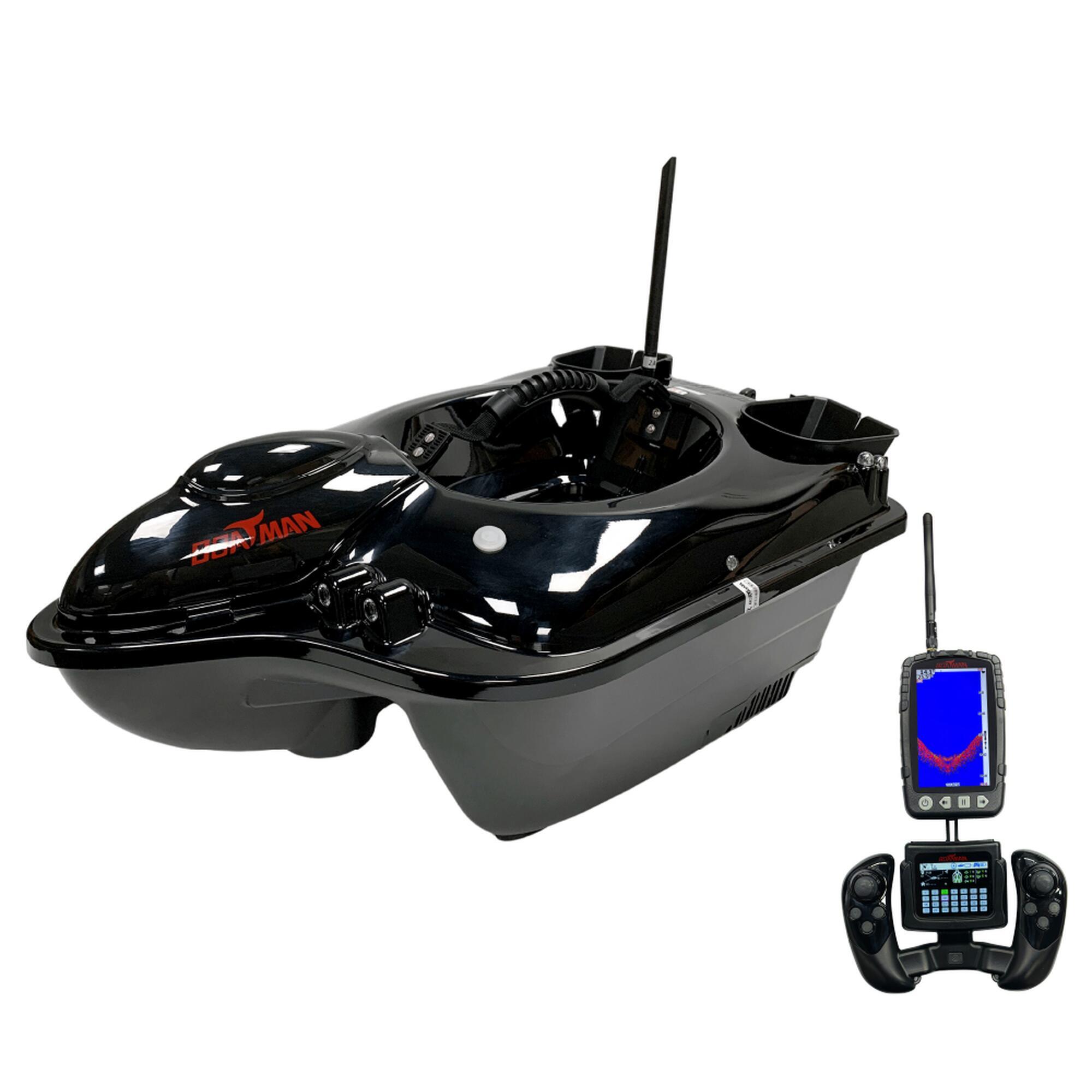 Boatman - Fighter Pro Black - Bateau Amorceur - Noir - Taille Unique - Decathlon
