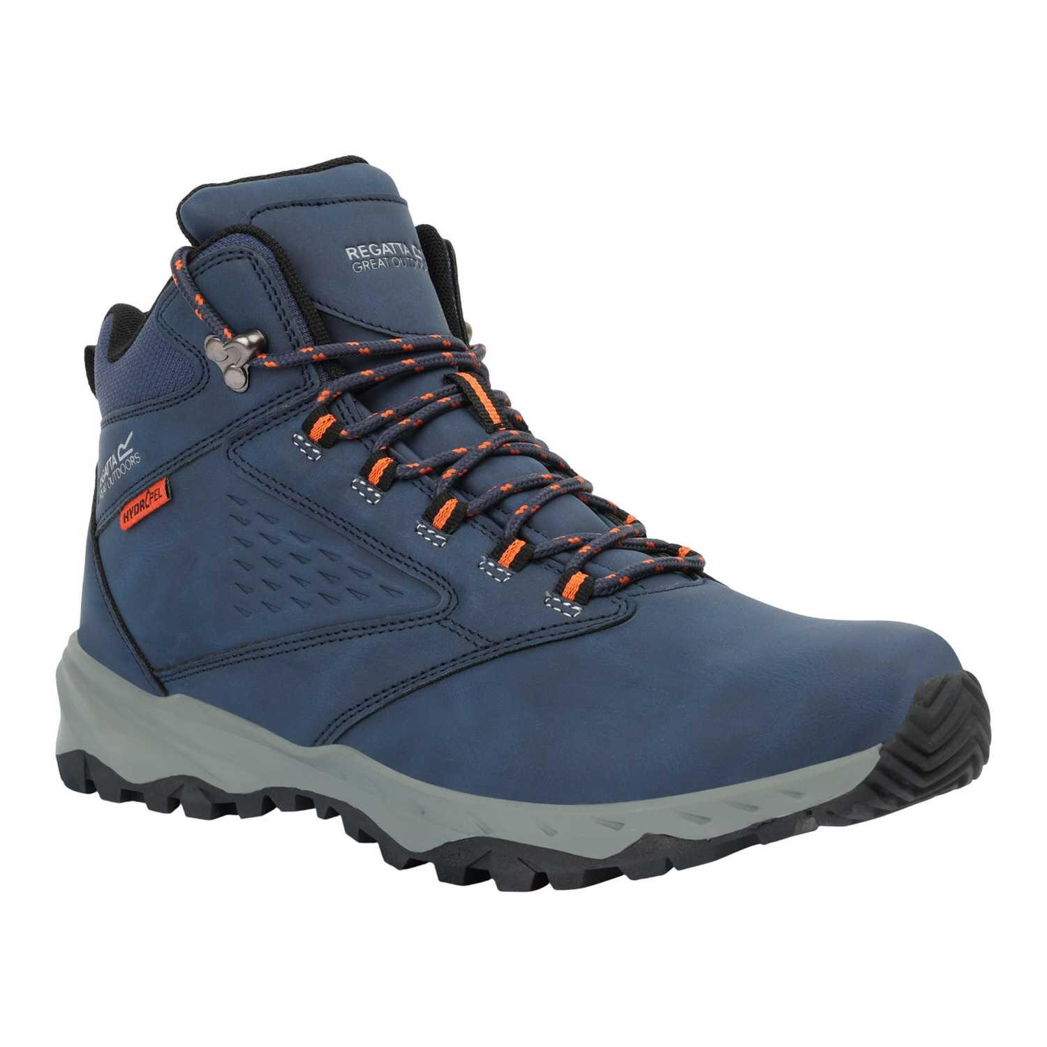 Regatta - Bottines De Marche Amble Homme (denim Sombre / Orange Foncé) - Chaussures De Sport - Bleu|orange - Decathlon