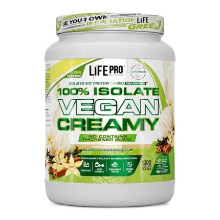 100% Isolate Vegan Creamy - 1Kg Helado de Vainilla LifePRO
