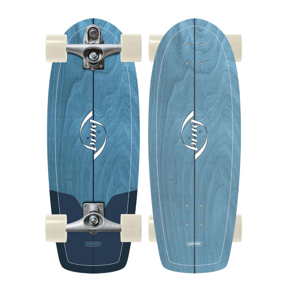Carver - Planche Complete Bing Puck C7 Carver - Surfskate - Bleu - No Size - Decathlon