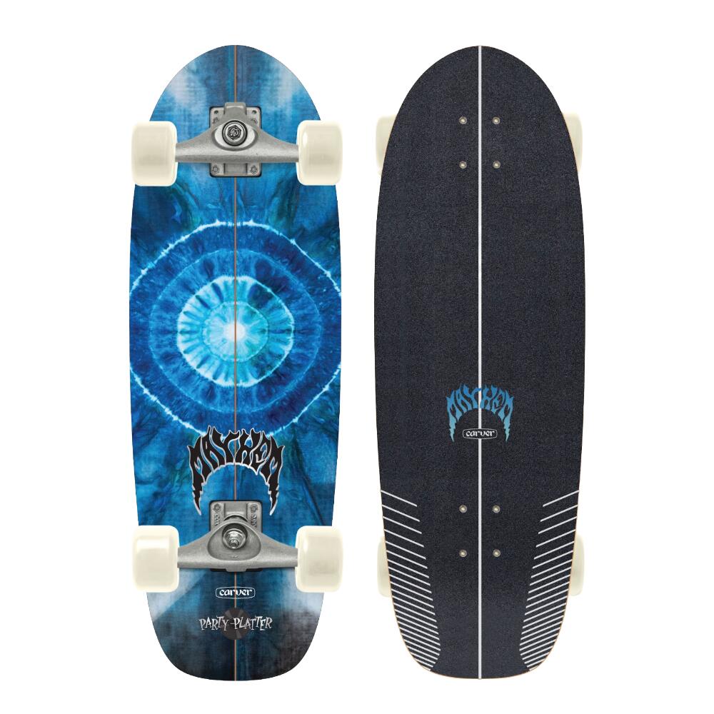 Carver - Planche Complete Lost Party Platter C5 Carver - Surfskate - Bleu - No Size - Decathlon