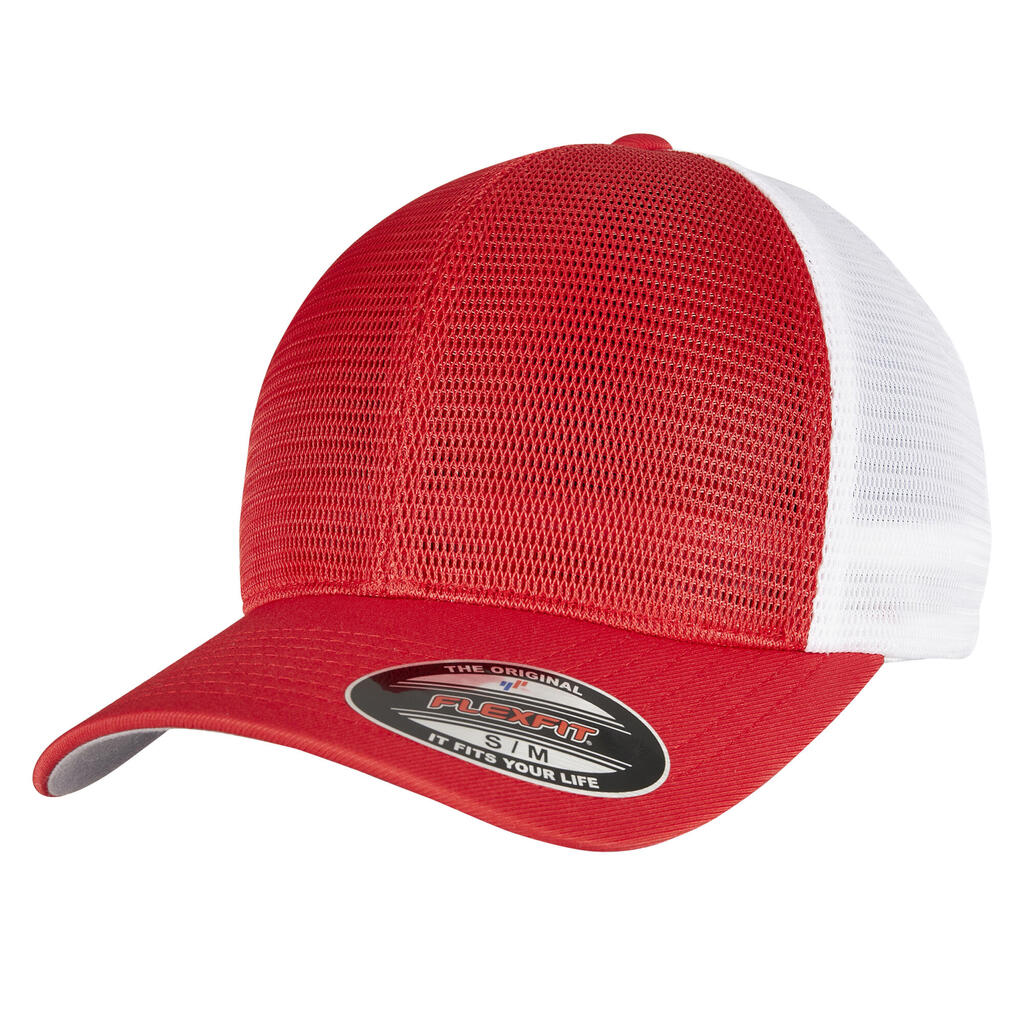 360 Two Tone Omnimesh Cap (Red/White)
