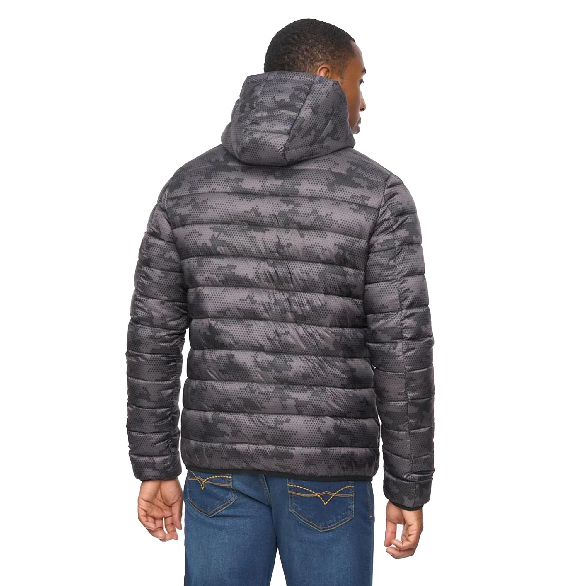 Giacca Camo Uomo Crosshatch Gattering Mimetica Carbone 2/5