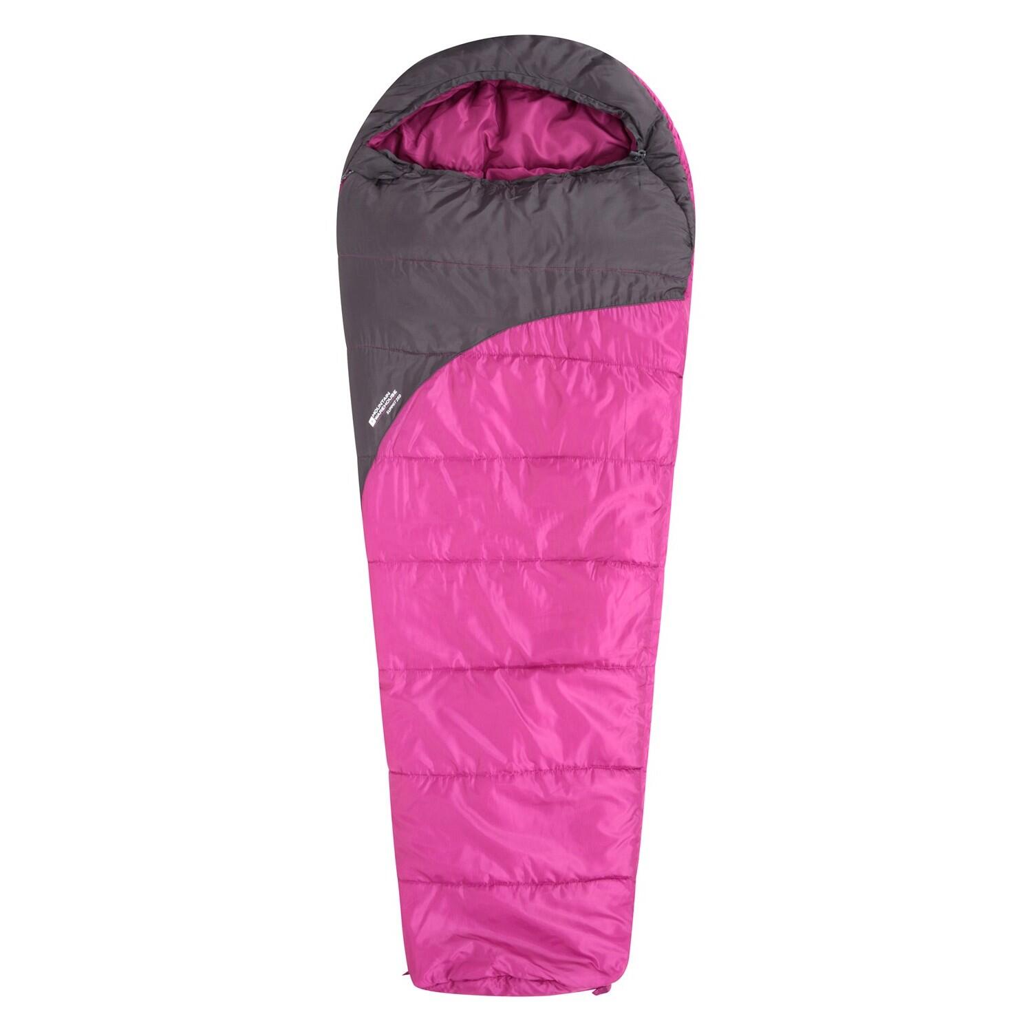 Sac De Couchage SUMMIT (Fuchsia / Noir) 3/4