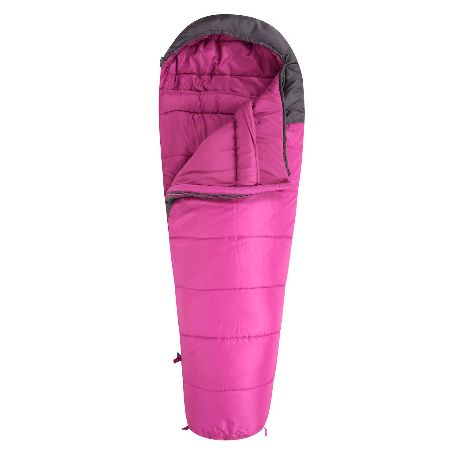 Sac De Couchage SUMMIT (Fuchsia / Noir) 2/4