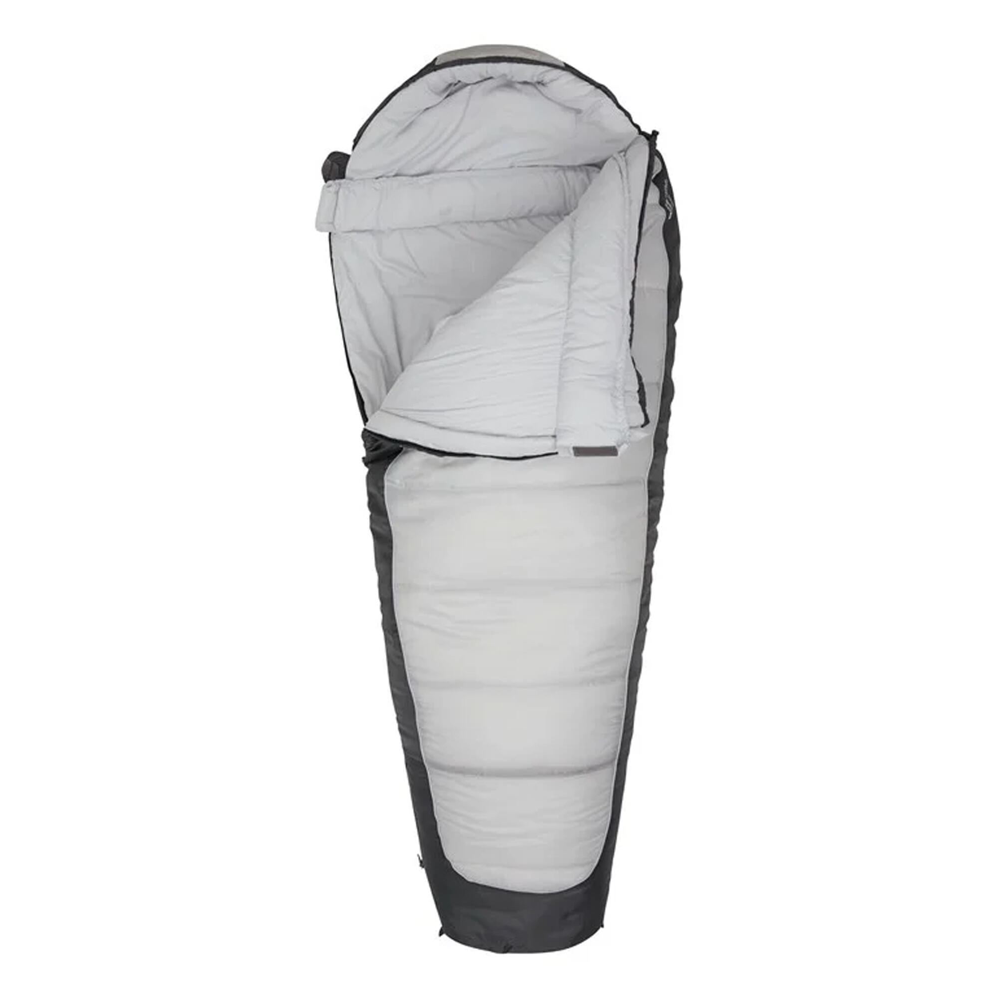 Adulto Unisex Inverno Sacco A Pelo Mummy Mountain Warehouse Grigio 2/4