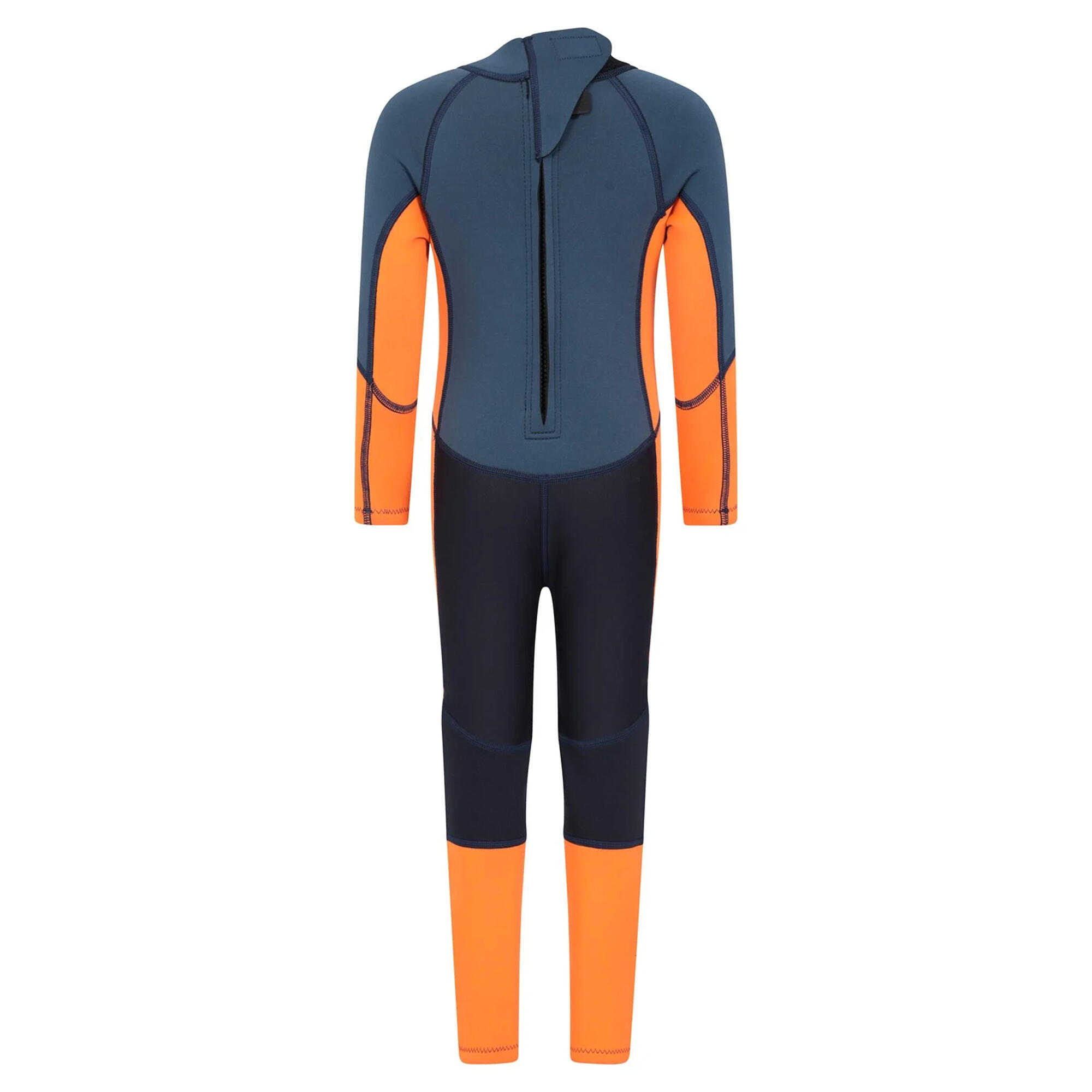 Neoprenanzug für Kinder Leuchtend Orange 2/4