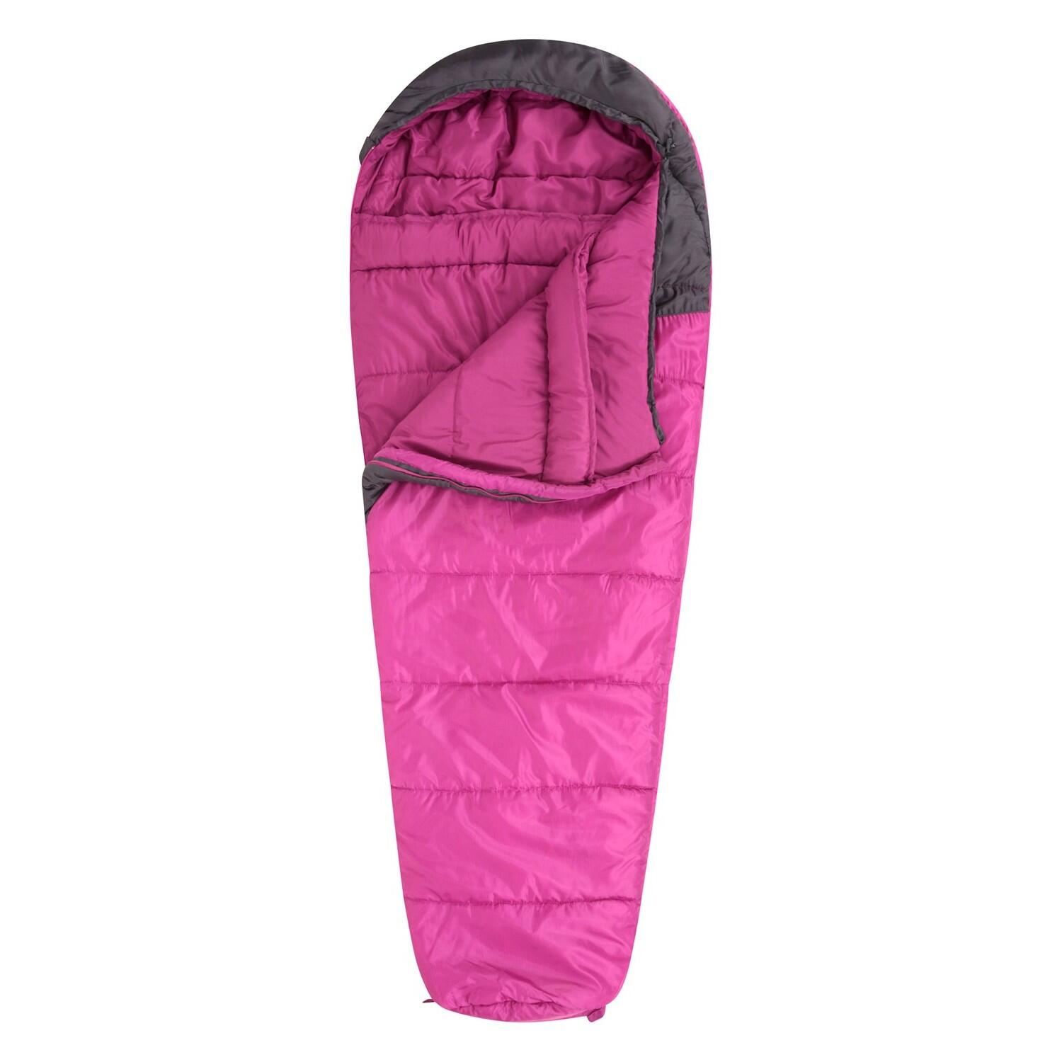 Sac De Couchage SUMMIT (Fuchsia / Noir) 4/4