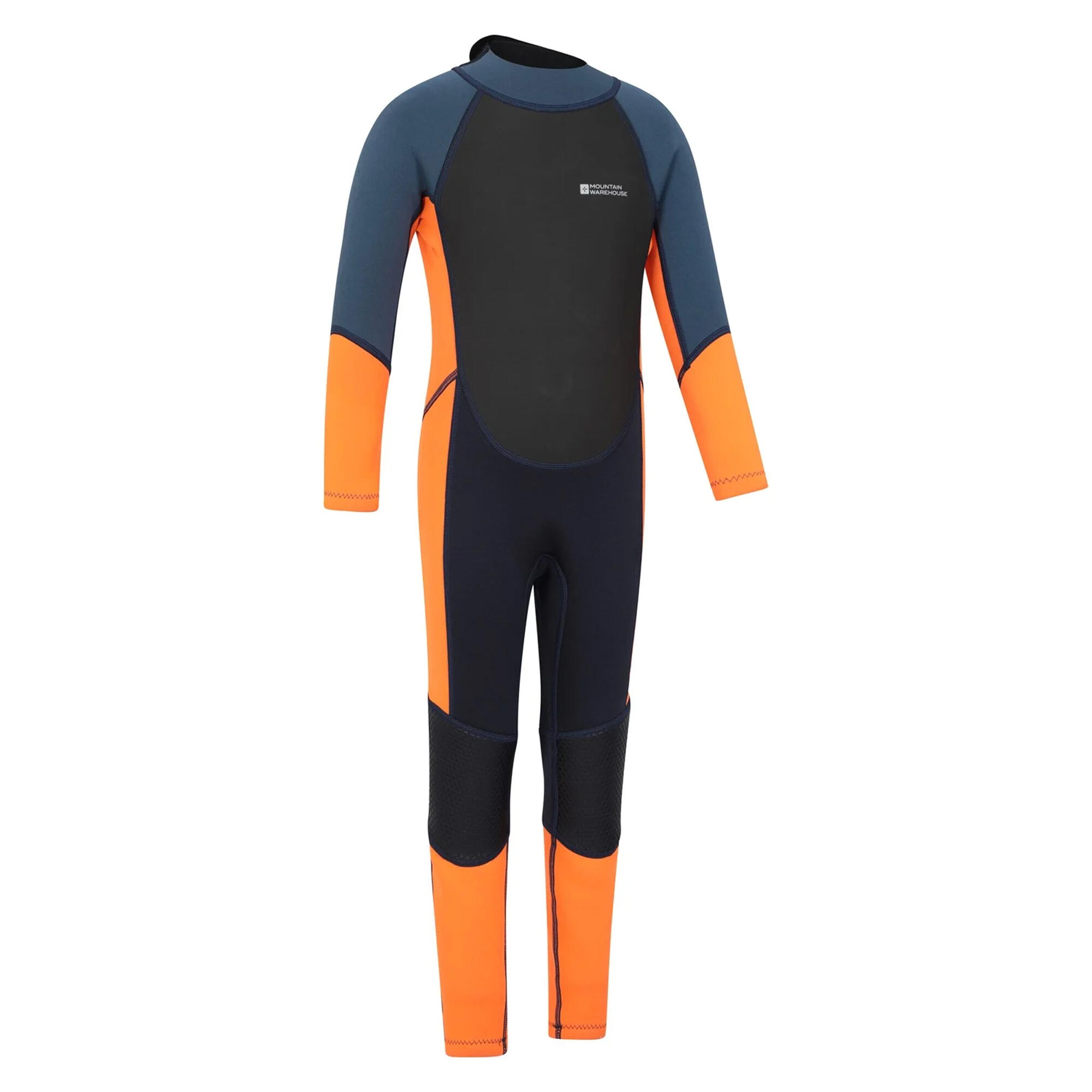 Neoprenanzug für Kinder Leuchtend Orange 4/4