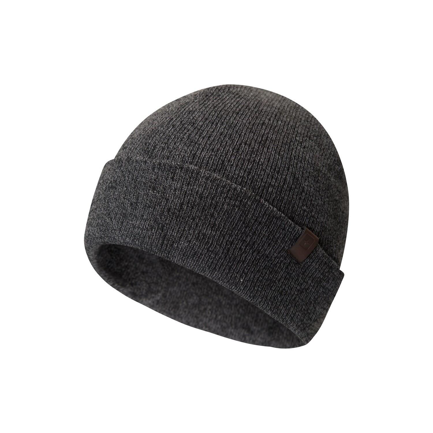 Mens Compass Beanie (Black) 3/4