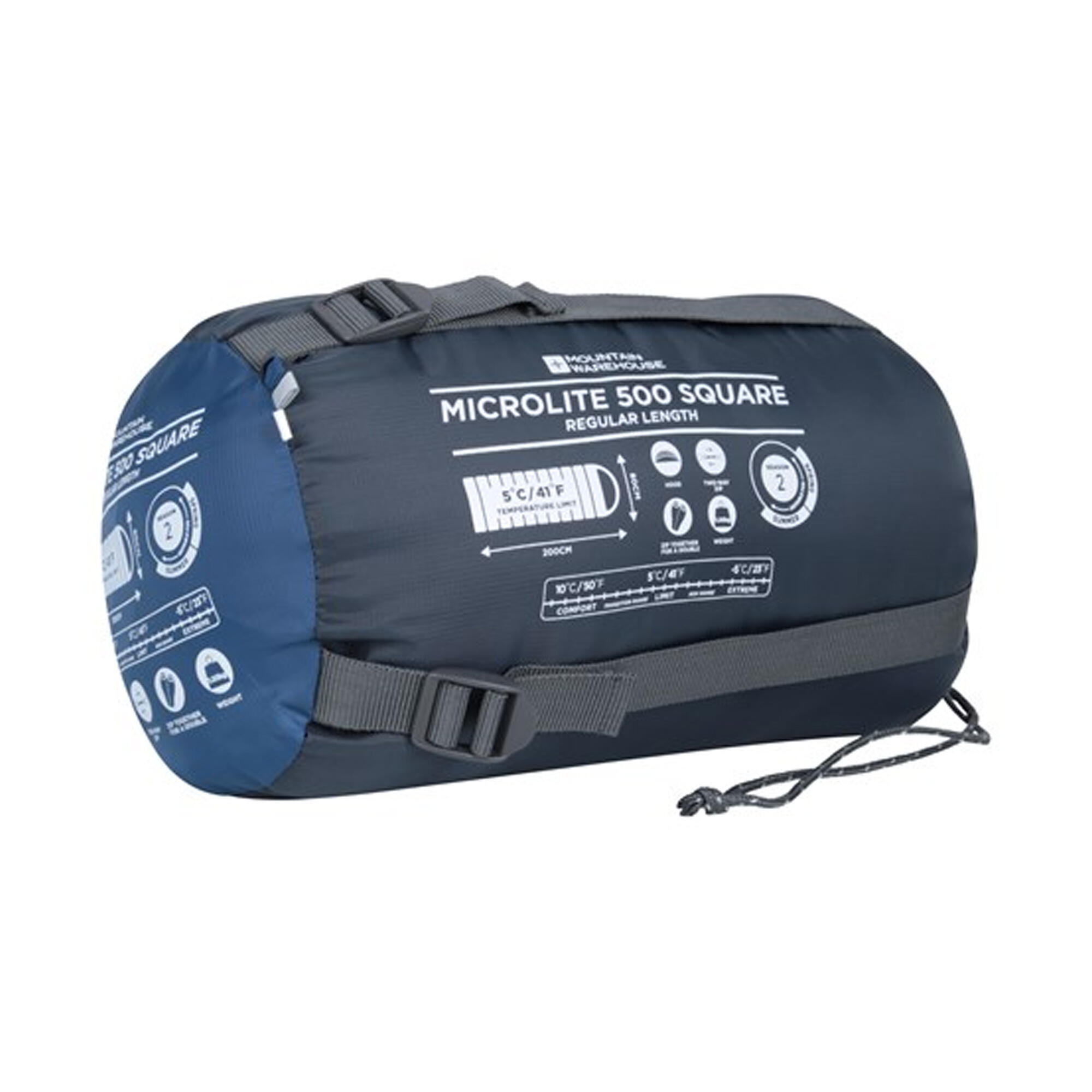 Sac De Couchage Adulte (Bleu Foncé) 2/4