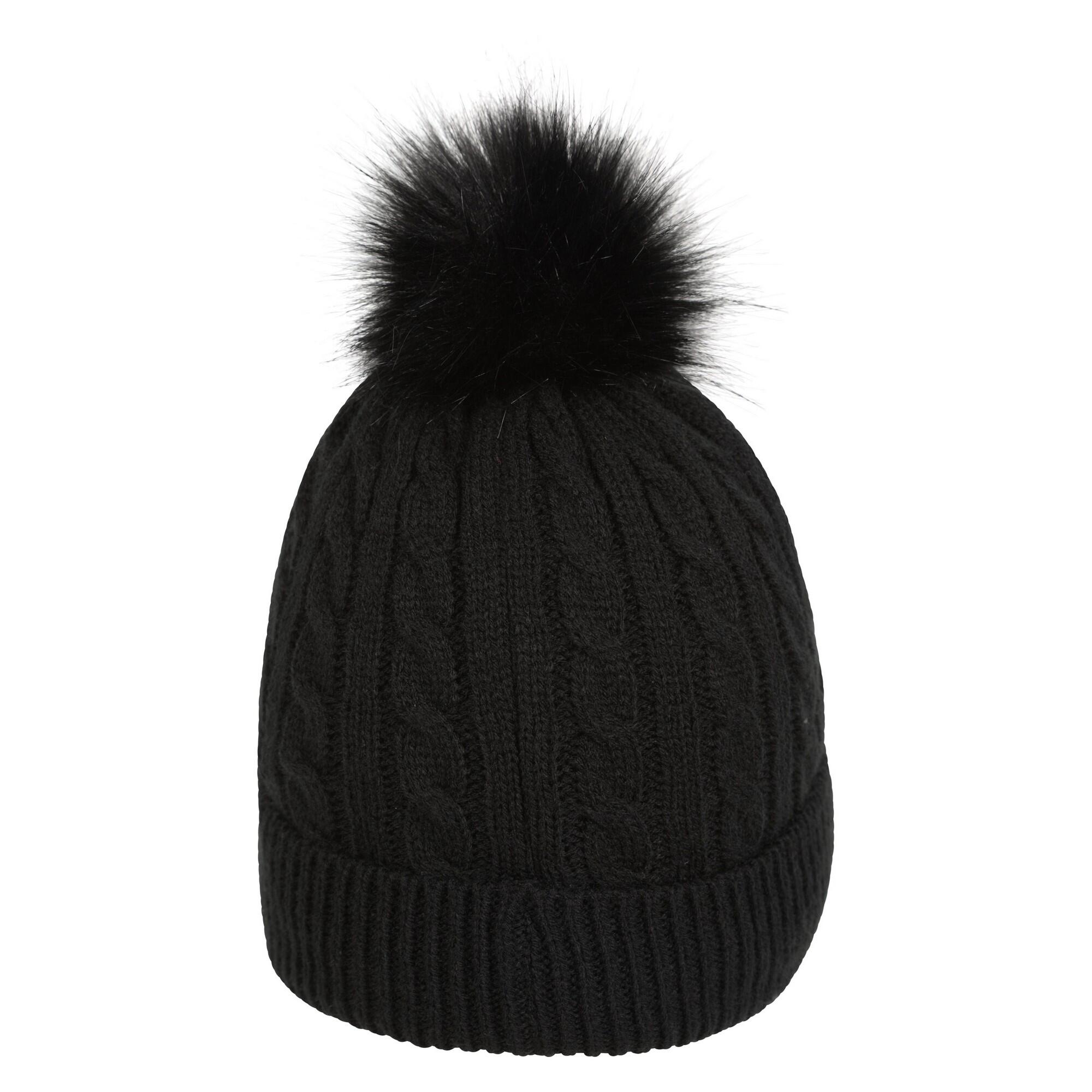Mütze für Damen Schwarz 2/4