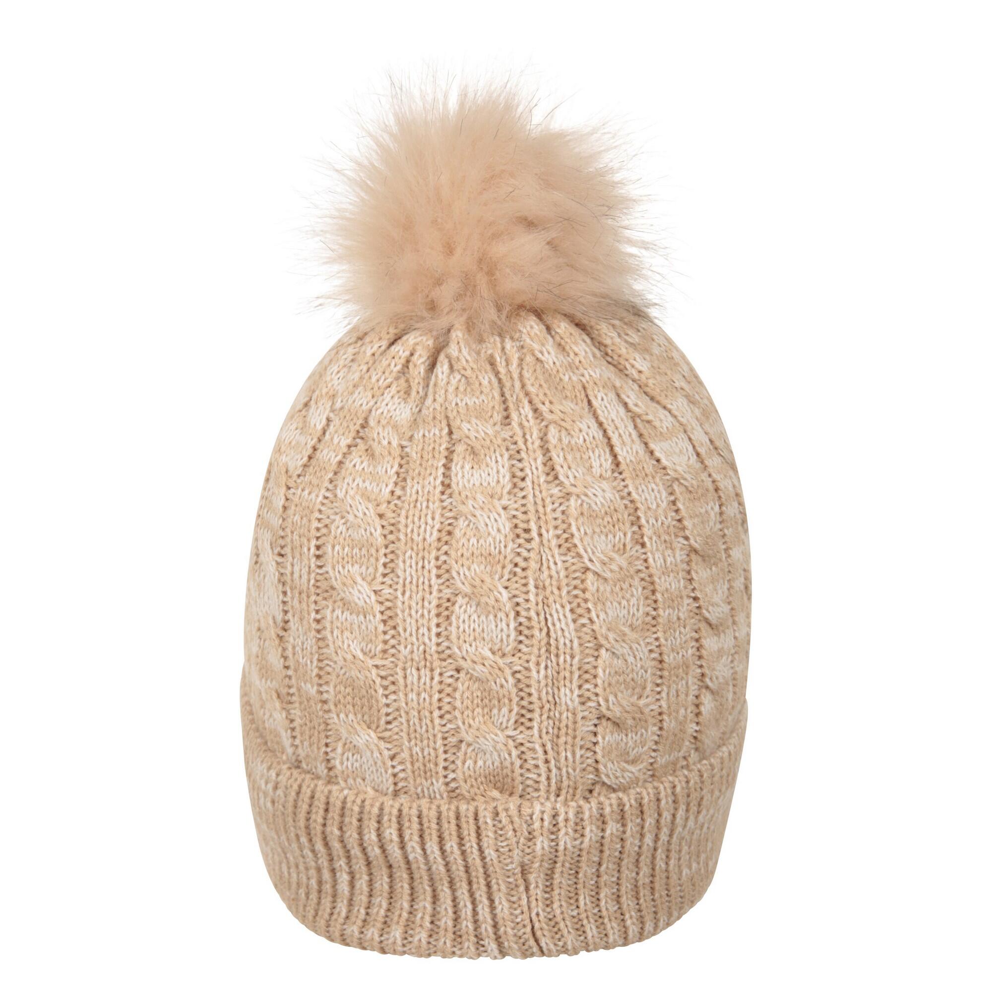Mütze für Damen Beige 2/4