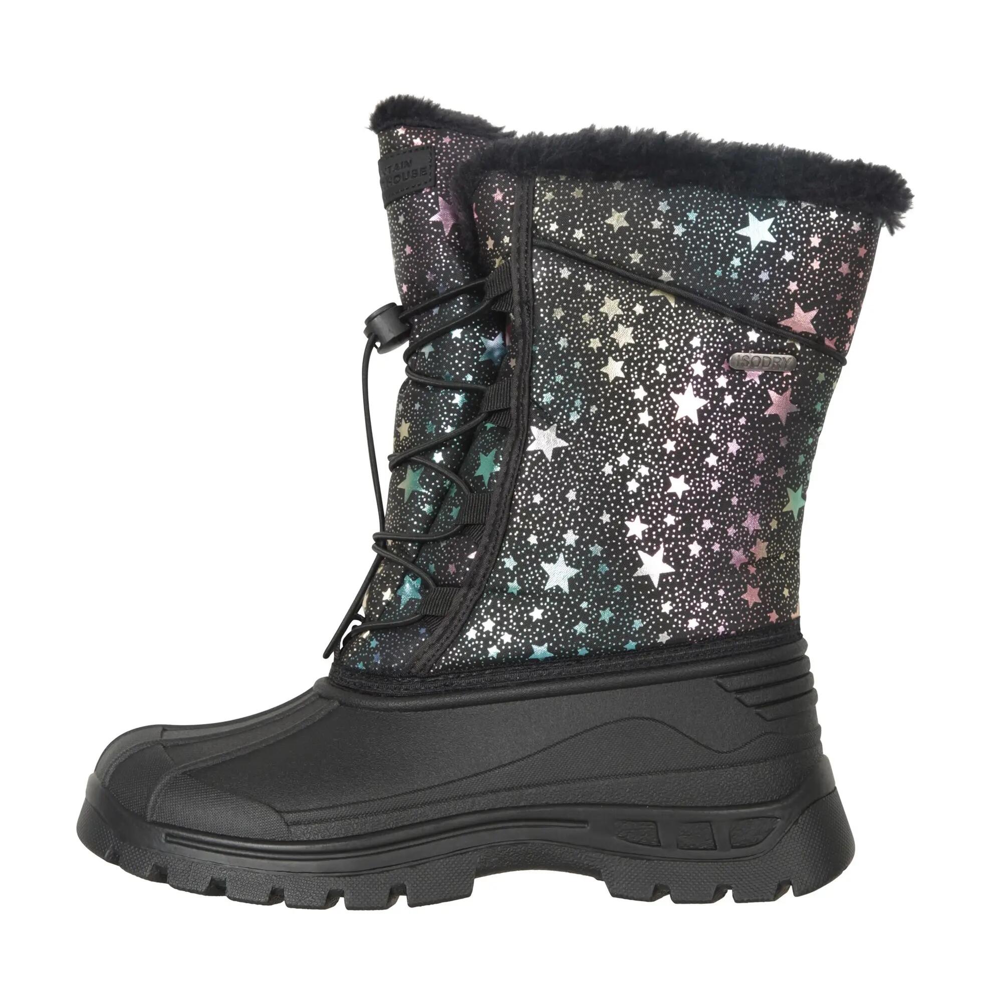 Stivali Da Neve Stelle Bambini Mountain Warehouse Whistler Adaptive Nero Corvino 3/6