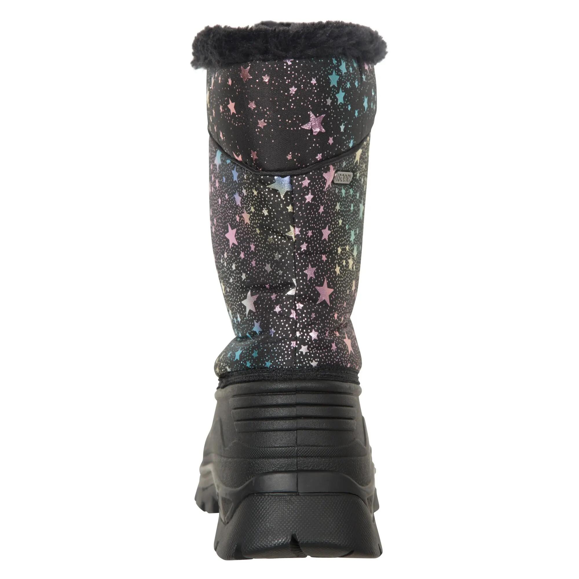 Stivali Da Neve Stelle Bambini Mountain Warehouse Whistler Adaptive Nero Corvino 2/6