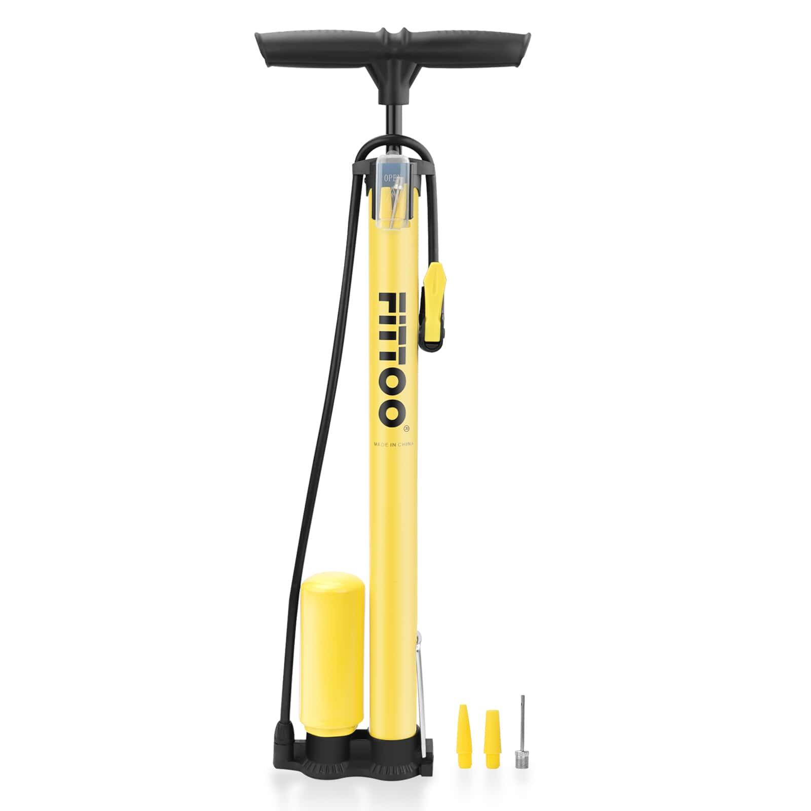 FITTOO High Pressure Bicycle Bike Floor Hand air Pump Bicycle Tube Pump 2 Colour