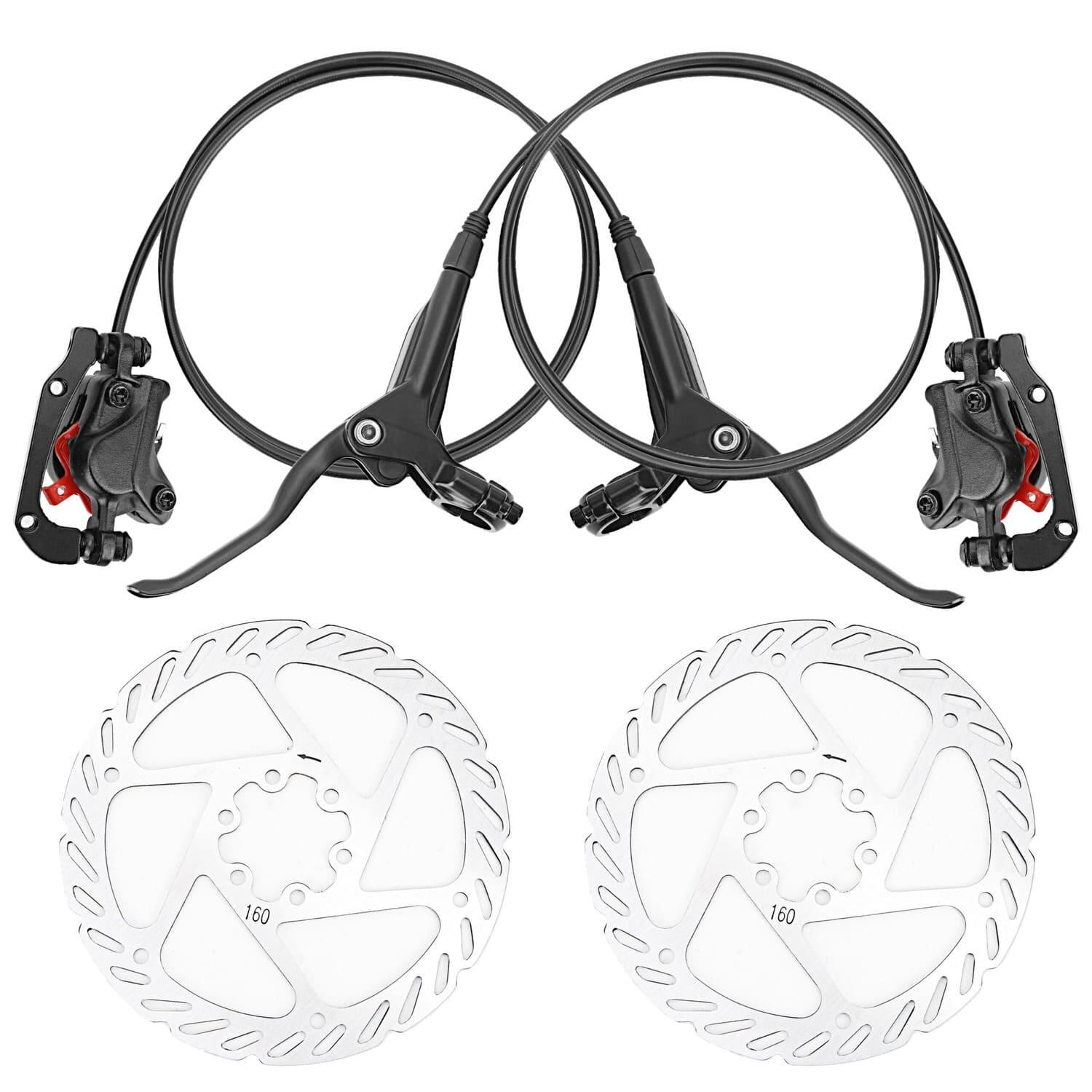 FITTOO Bike Bicycle Hydraulic Disc Brake, Bike Oil Disc Brake Set Kit 161