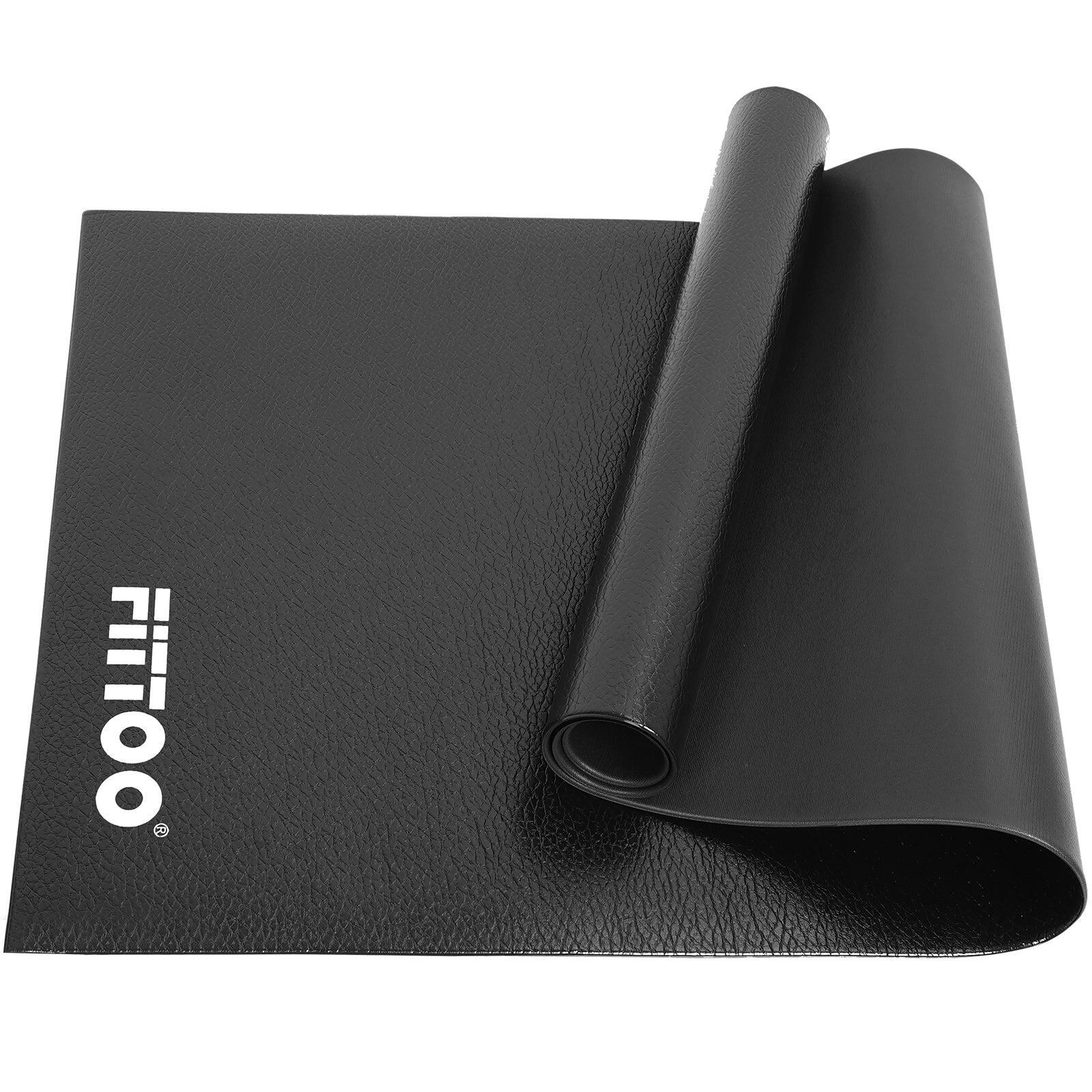FITTOO Exercise Equipment Mat Floor Treadmill Indoor Bike Gym mat S M L