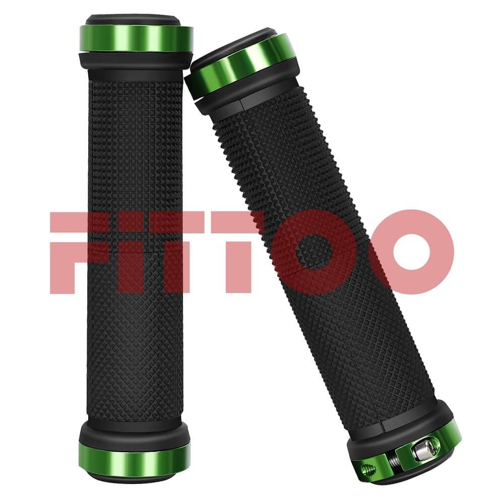 FITTOO Bike Handlebar Grips, Double Lock-on Bicycle Handle Grips