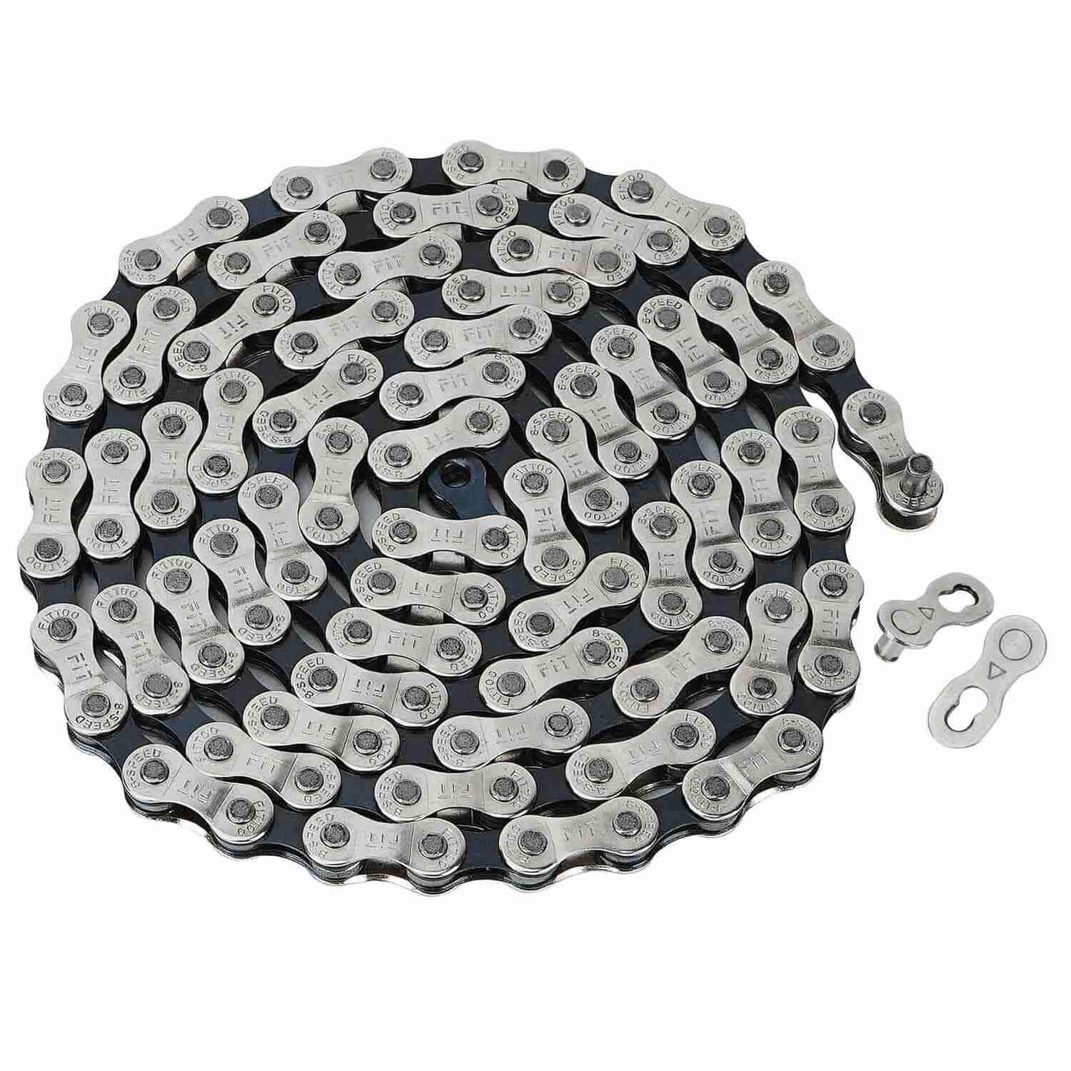 Fittoo Bike Chain 8/9/10/11/12Speed 116/108 Links Bicycle Chain