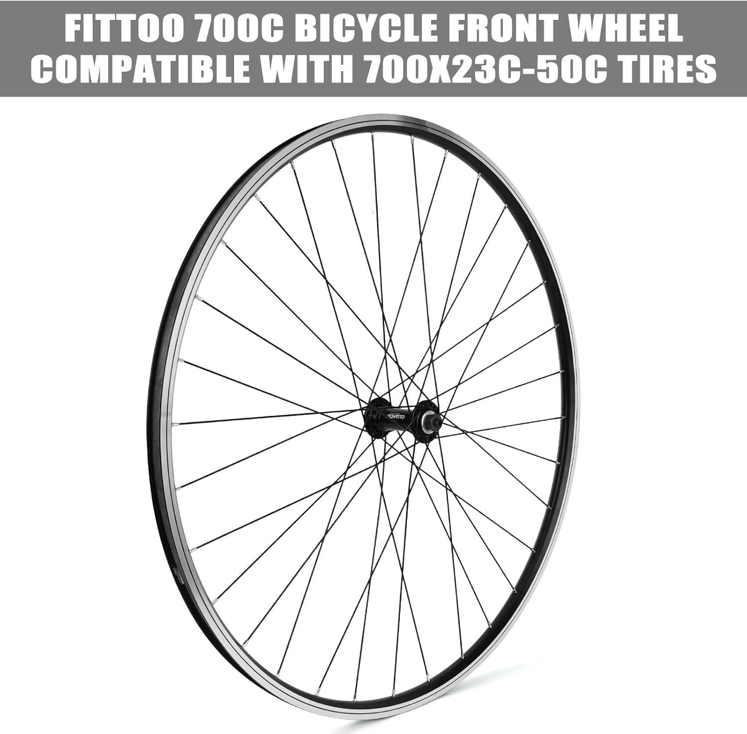 FITTOO 700C Mountain Bike Wheels, Bicycle Front Wheel