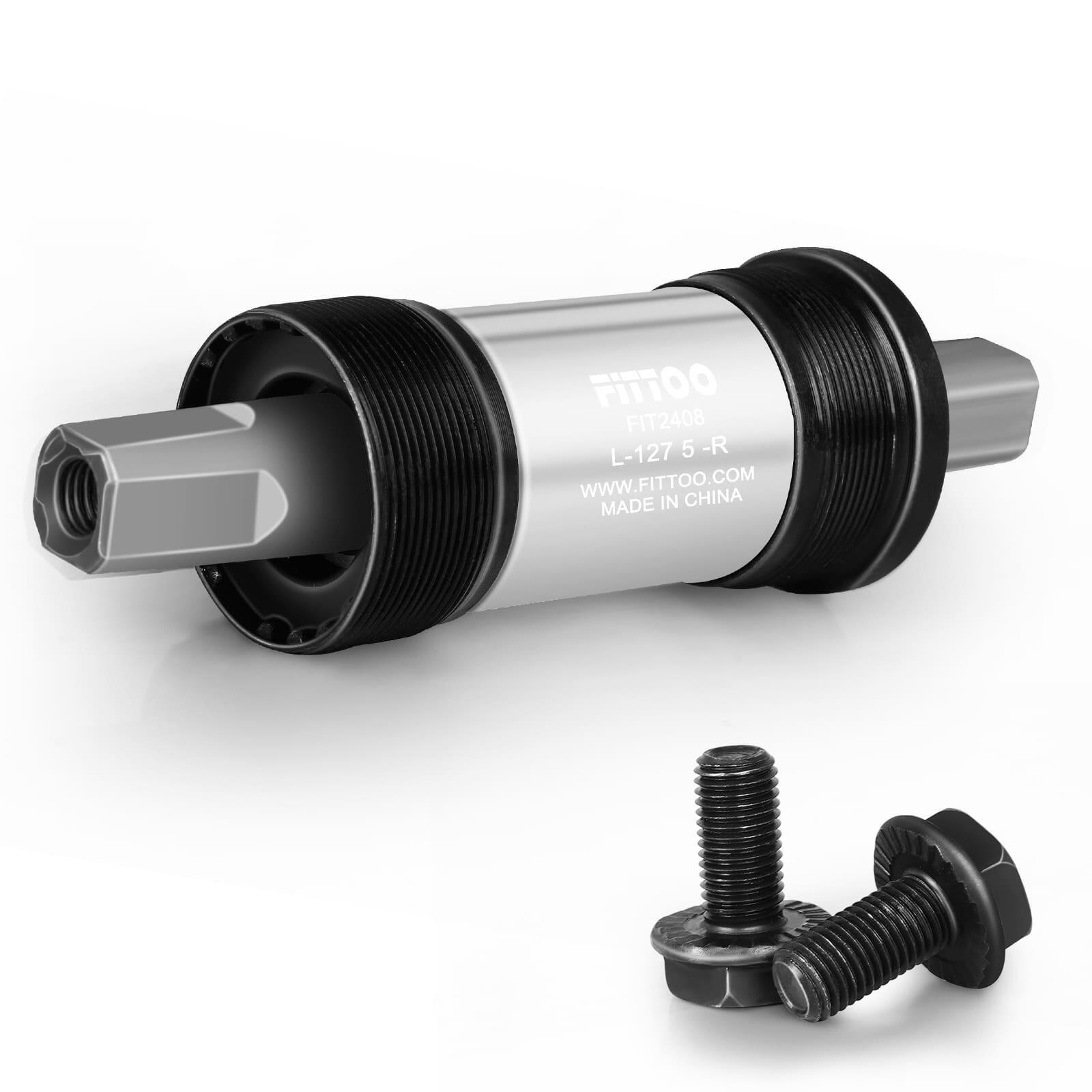 FITTOO Bike Bottom Bracket,BB Axle,Square Tapered Crank Axle