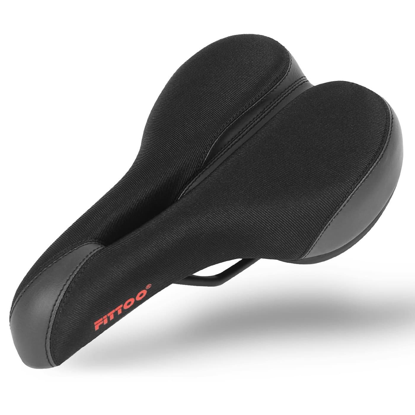 FITTOO Memory Foam Bike Seat, Mountain Bike Bicycle Saddle Soft Cushion Pad