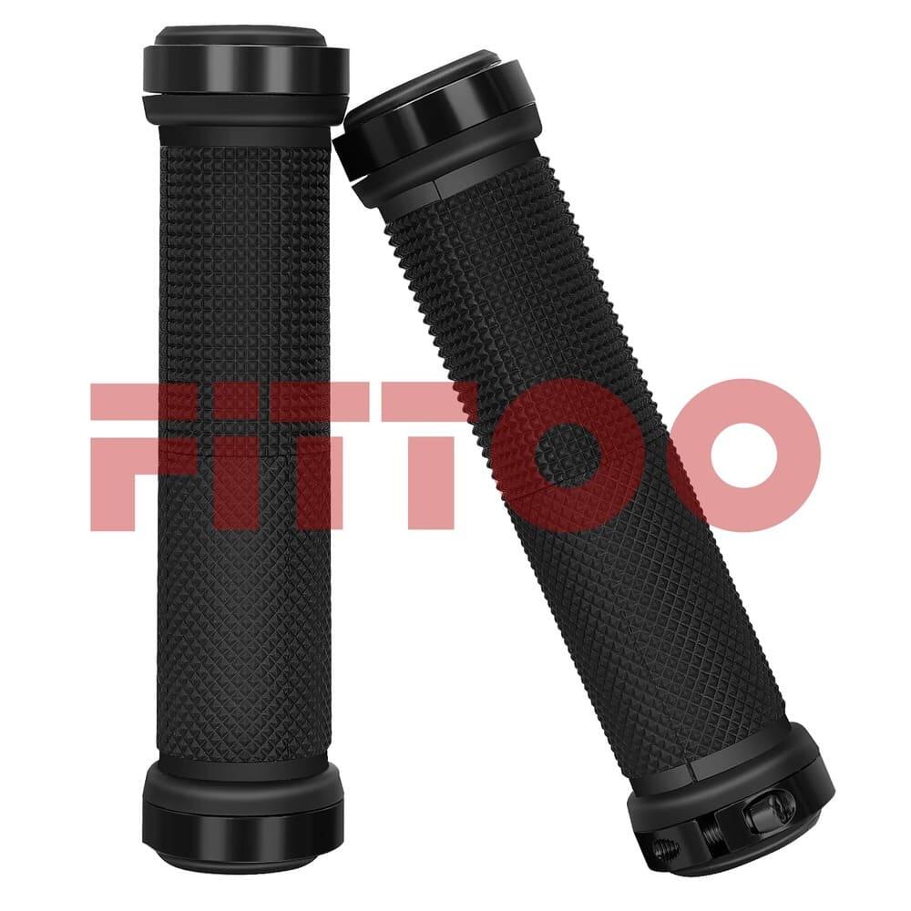 FITTOO Bike Handlebar Grips, Double Lock-on Bicycle Handle Grips