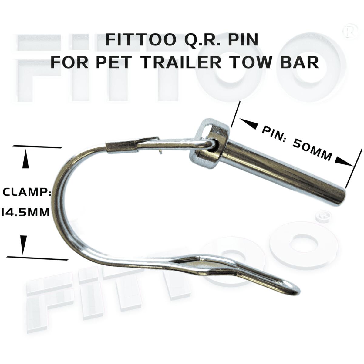 FITTOO Quick Release Pin for Pet Trailer