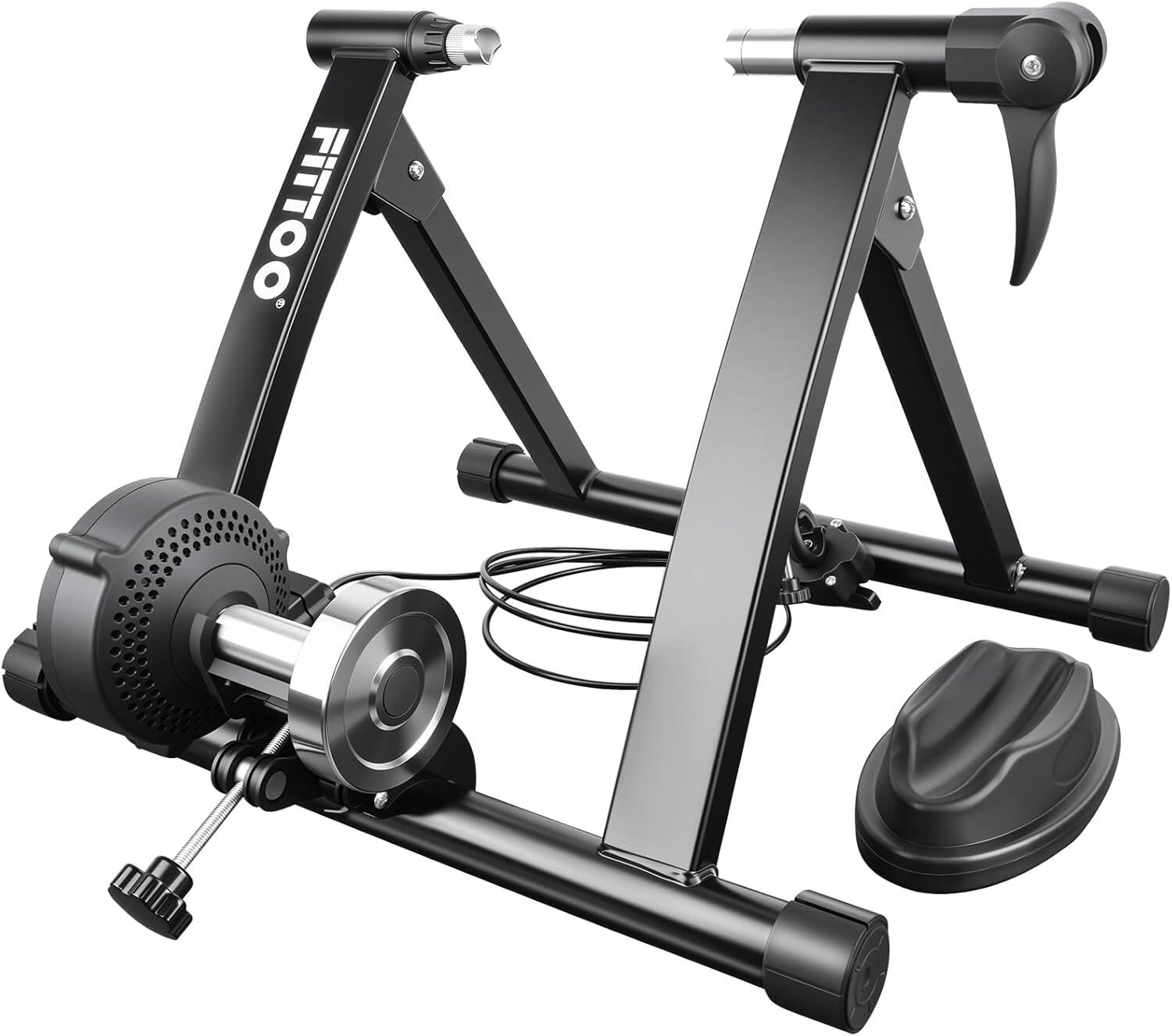 FITTOO Bike Resistance Trainer Stand Compatible with 26”, 27.5”, 28”, 29”, 700C