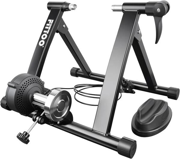 Indoor bike trainer stand with resistance unit