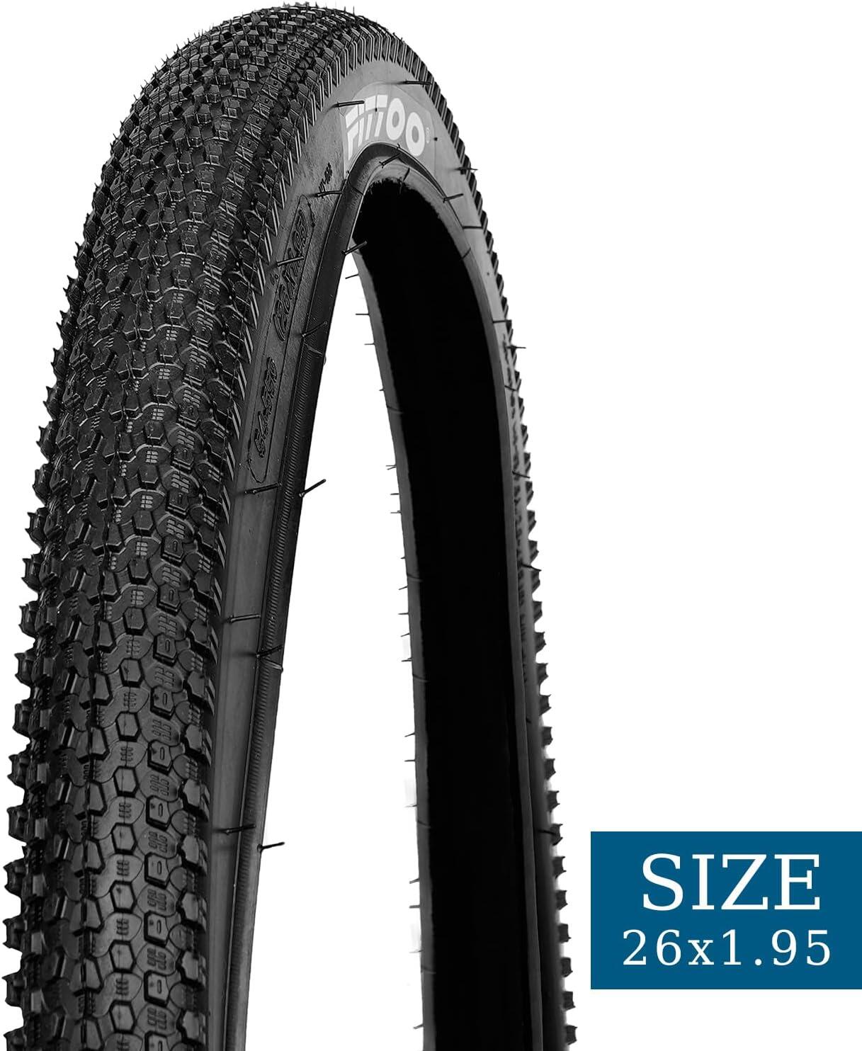 FITTOO Bike Bicycle Tire with Carbon Steel Beads - 26X1.95