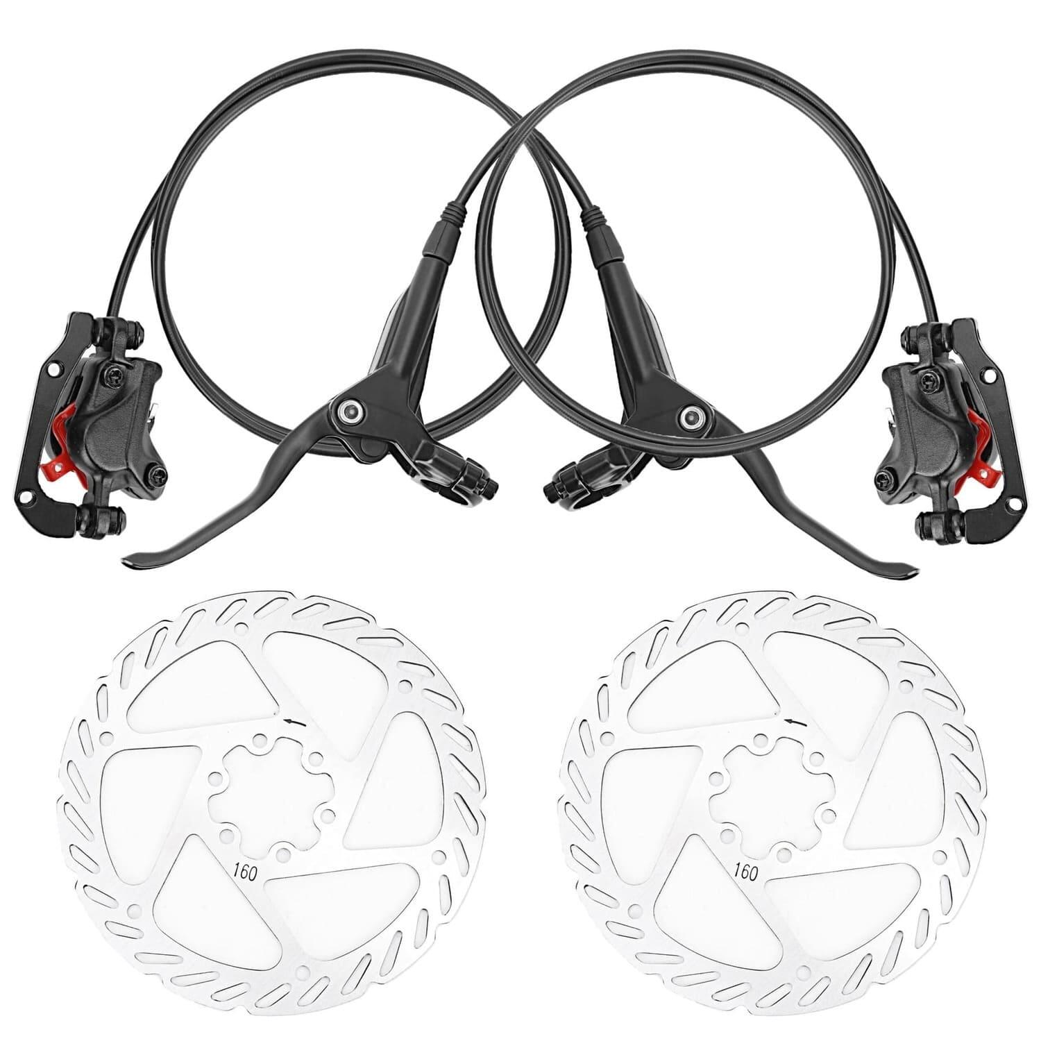 FITTOO Bike Bicycle Hydraulic Disc Brake, Bike Oil Disc Brake Set Kit 163