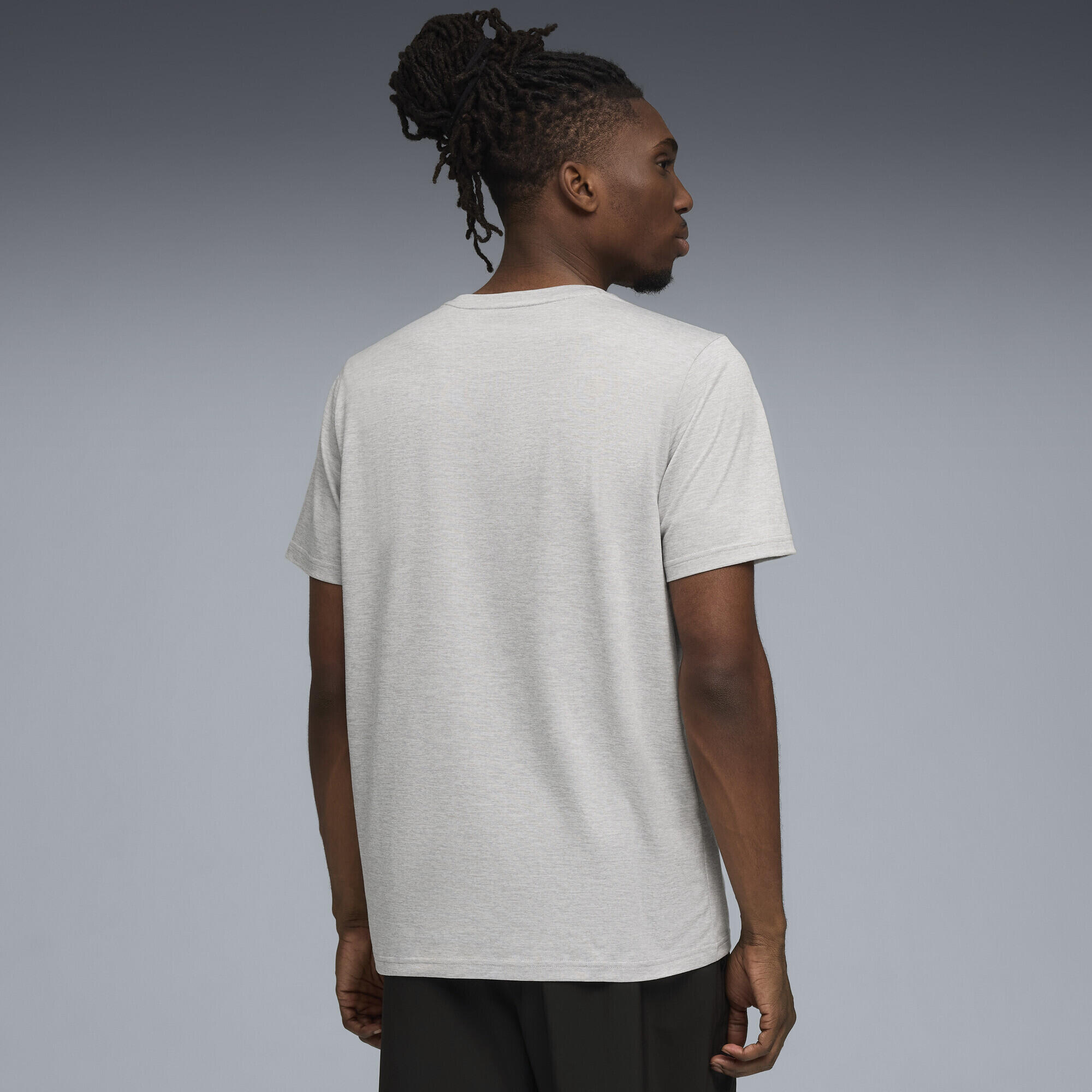 TAD ESSENTIALS Meliertes T-Shirt mit Cat Logo Herren PUMA 3/5