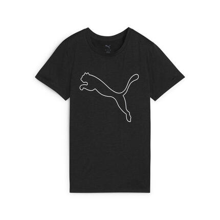 TAD ESSENTIALS Meliertes Logo-T-Shirt Damen PUMA