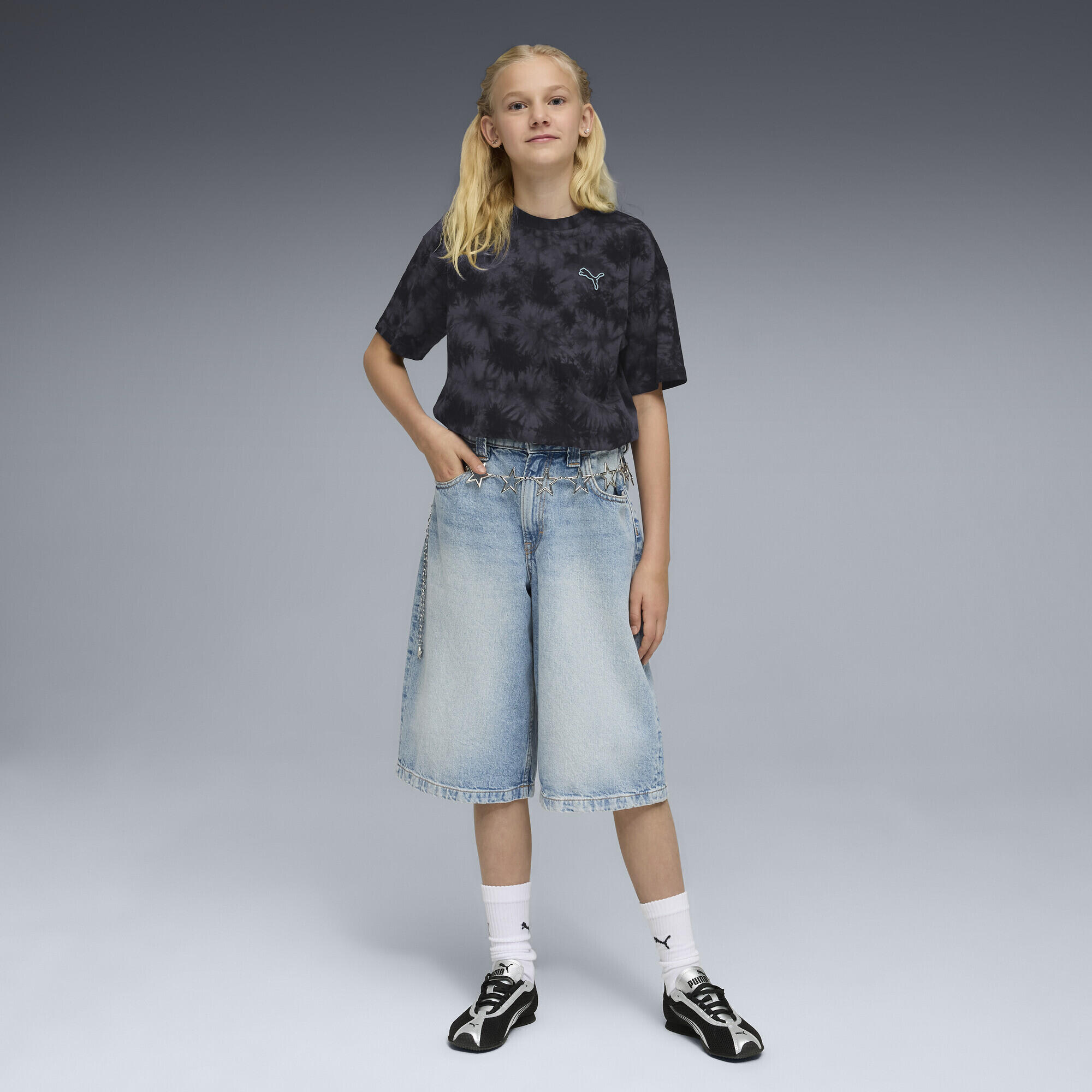 T-shirt Essentials Tie-Dye dal taglio morbido per ragazzi PUMA 4/6