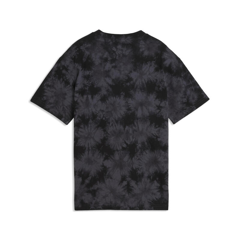 Tricou fitness copii croială lejeră Essentials Tie Dye, albastru-verde PUMA