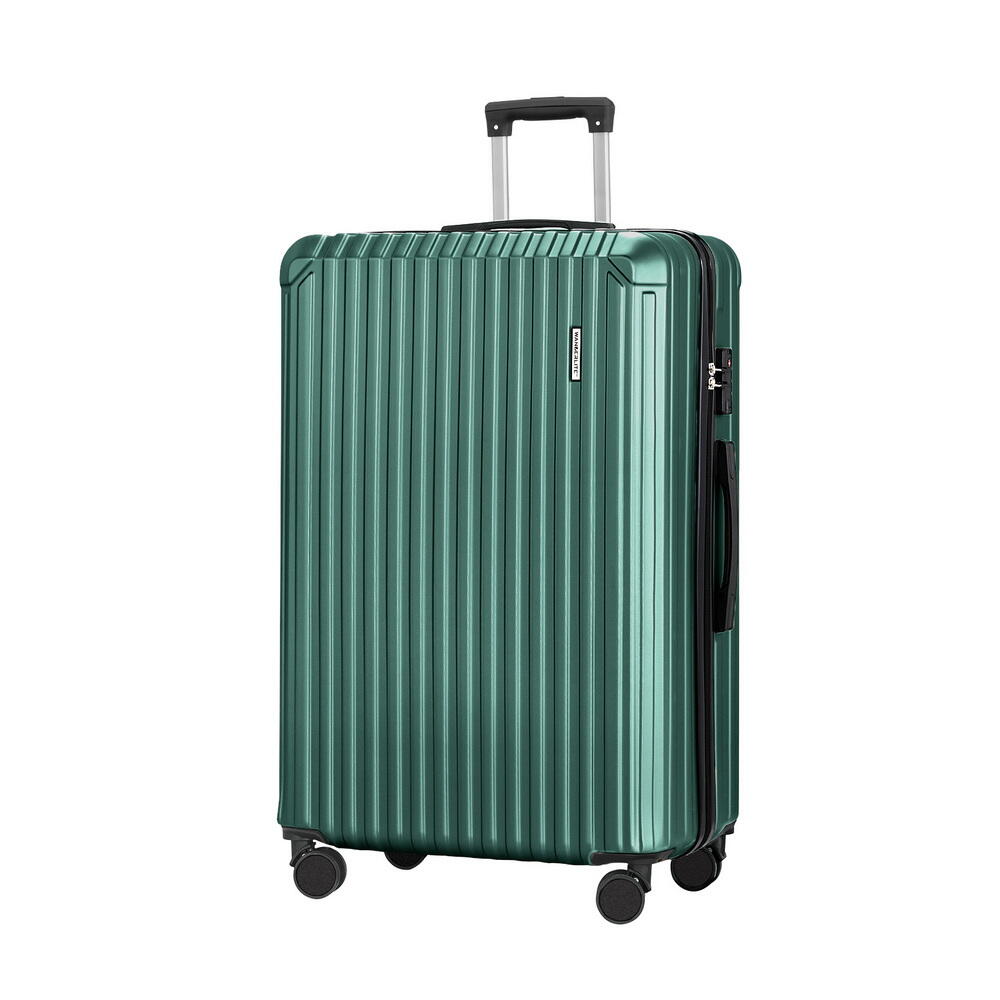 Wanderlite 28'' Luggage Travel Suitcase Set TSA Hard Case Green