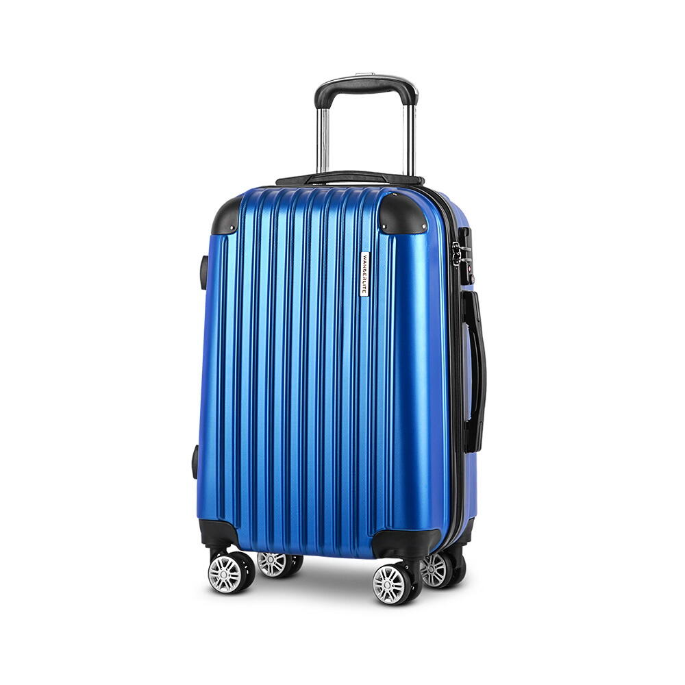 Wanderlite 28" 75cm Luggage Trolley Travel Suitcase Set Hard Case Lightweight