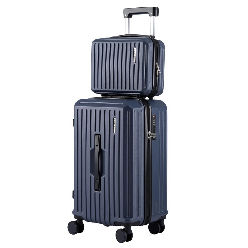 Wanderlite 2pcs Trunk Luggage Suitcase Travel 12" 20"