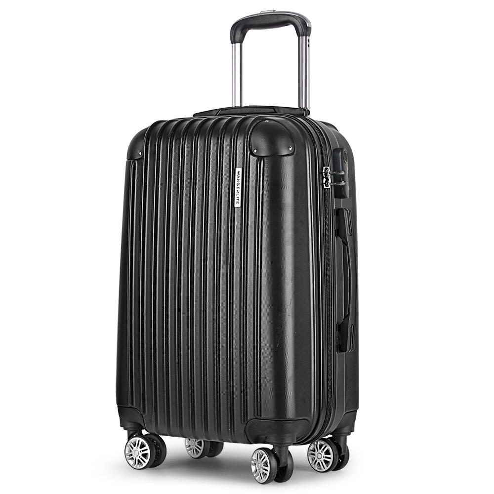 Wanderlite 20" 55cm Luggage Trolley Travel Set Suitcase Hard Shell Case Sets
