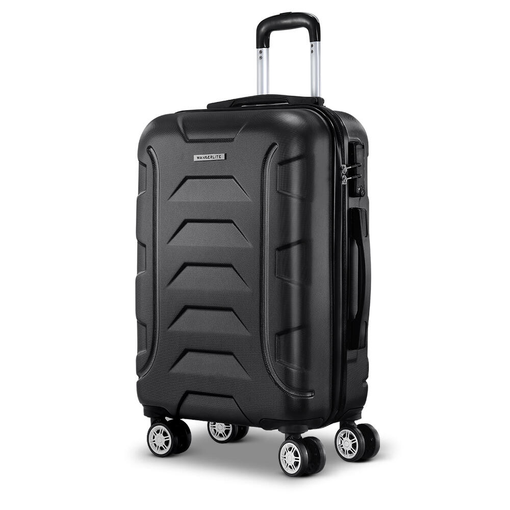 Wanderlite 20" 55cm Luggage Trolley Travel Suitcase Set Hard Case